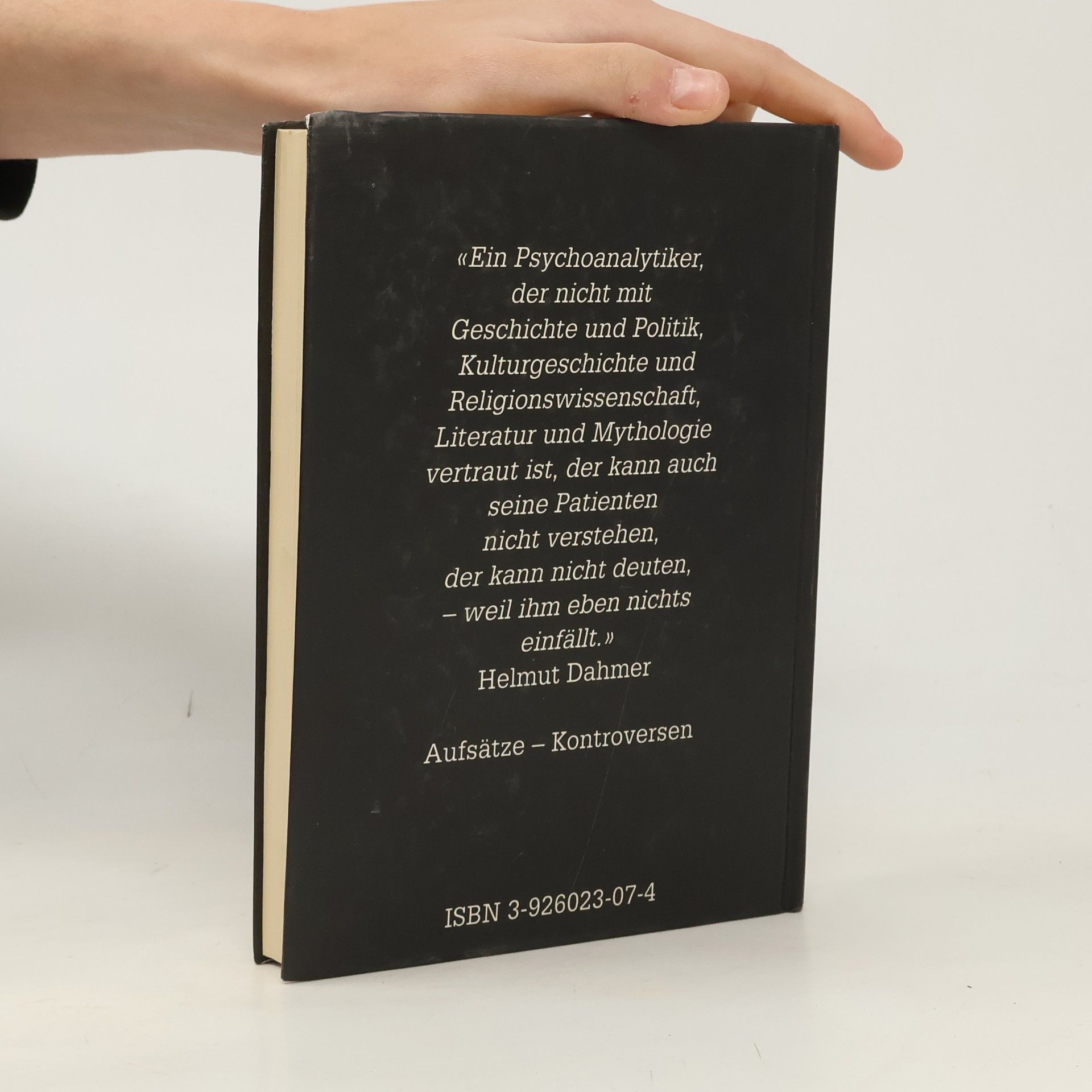 Helmut Dahmer Psychoanalyse ohne Grenzen