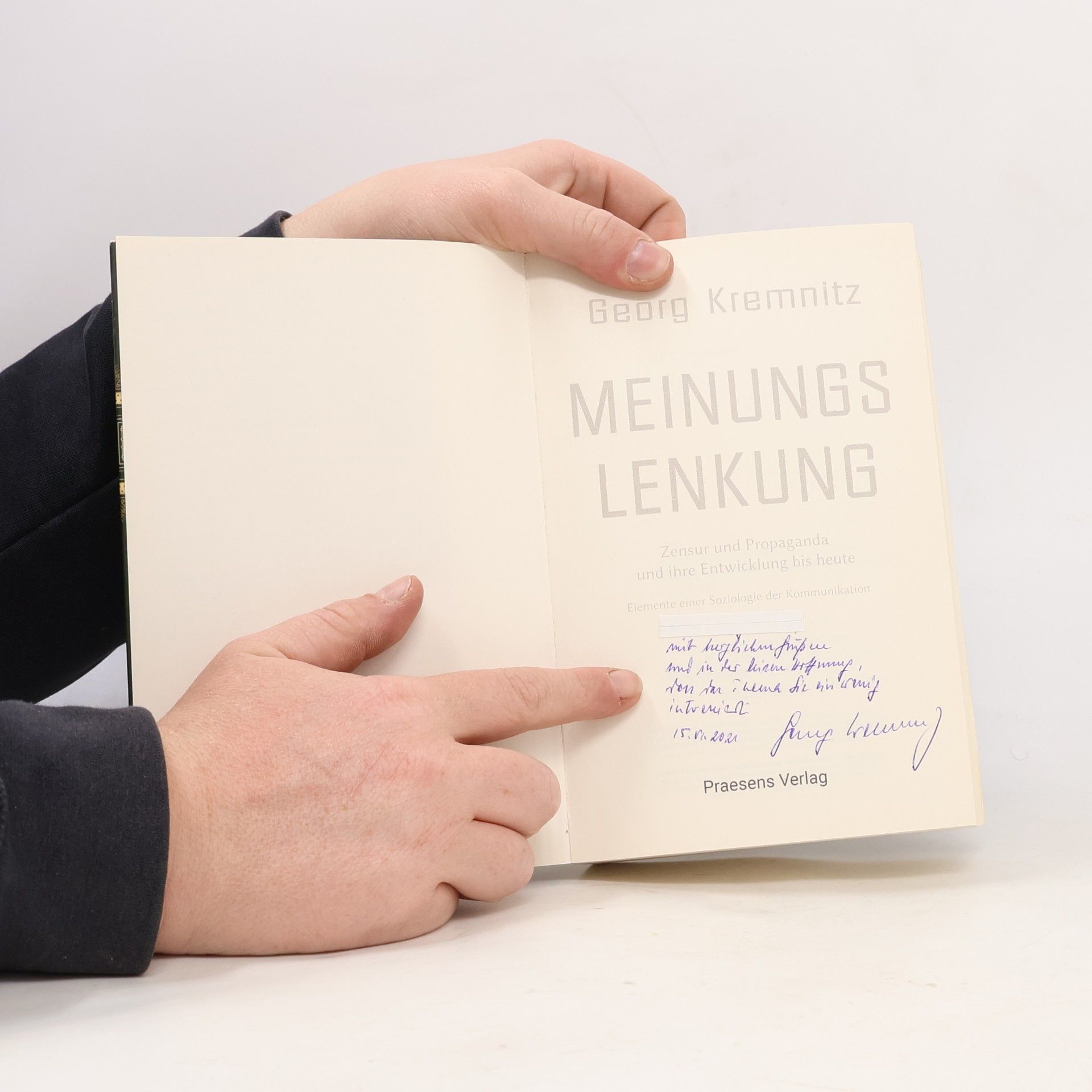 Georg Kremnitz Meinungslenkung