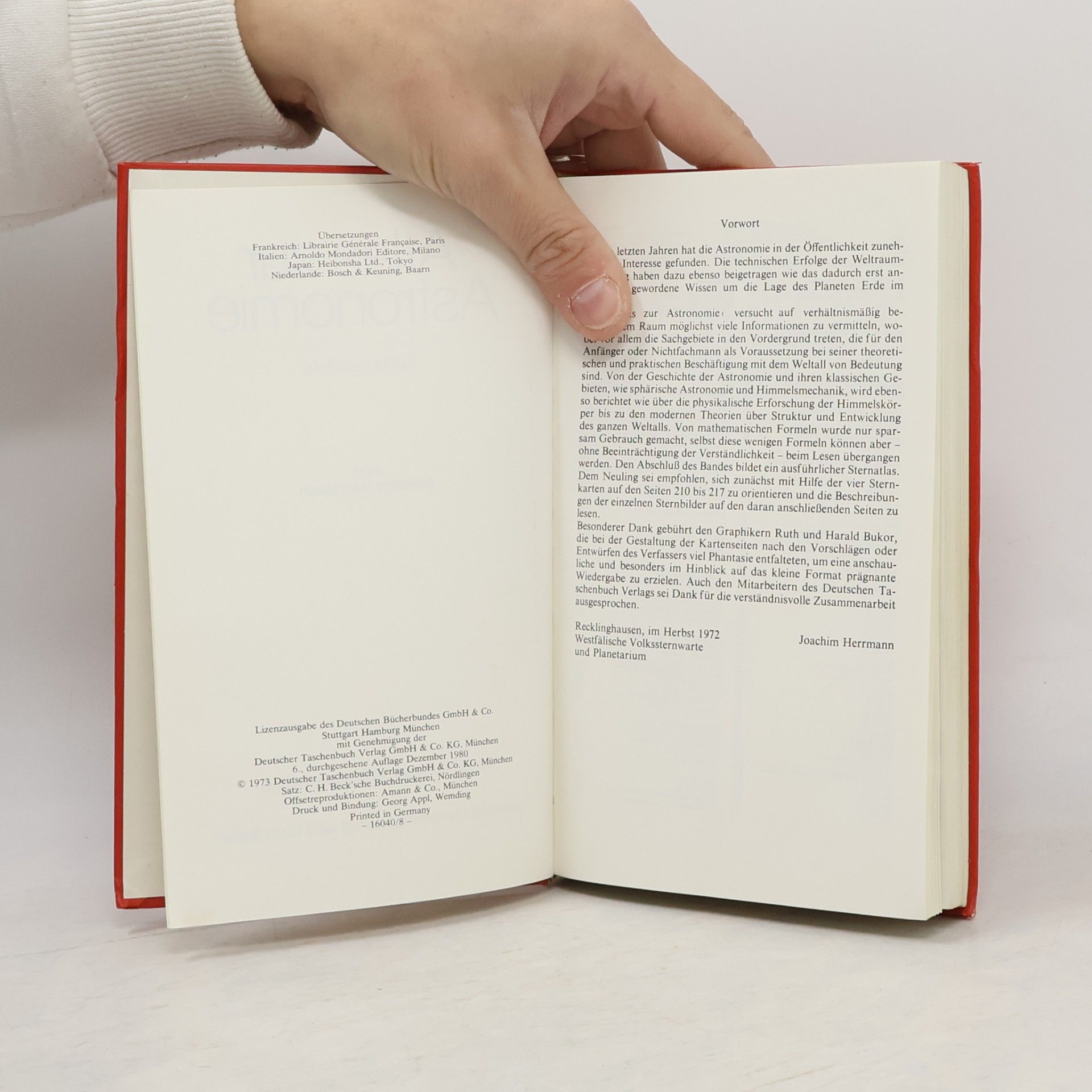 Joachim Herrmann Atlas zur Astronomie: Tafeln und Texte