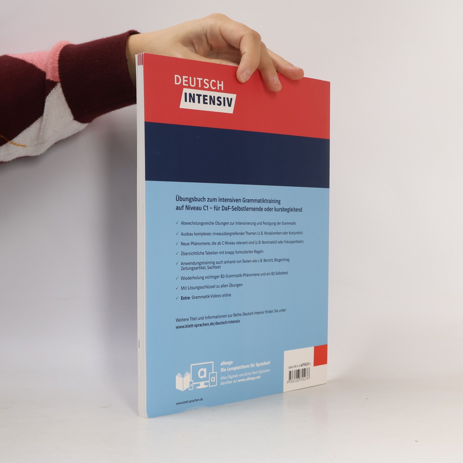 Angelika Füllemann Deutsch intensiv Grammatik C1. Das Training. Buch mit Videos