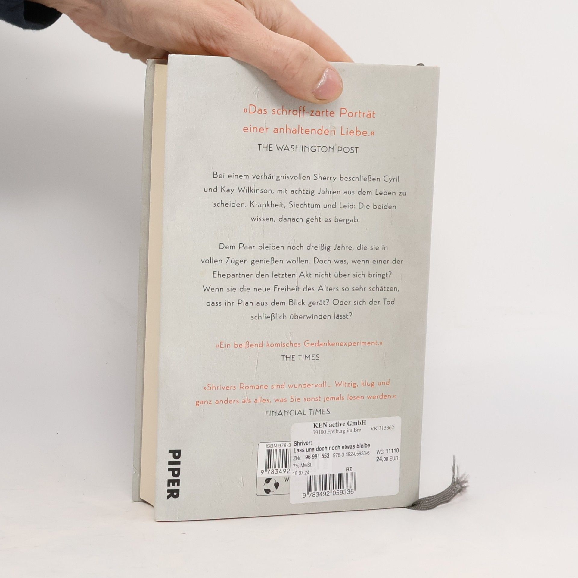 Lionel Shriver Lass uns doch noch etwas bleiben
