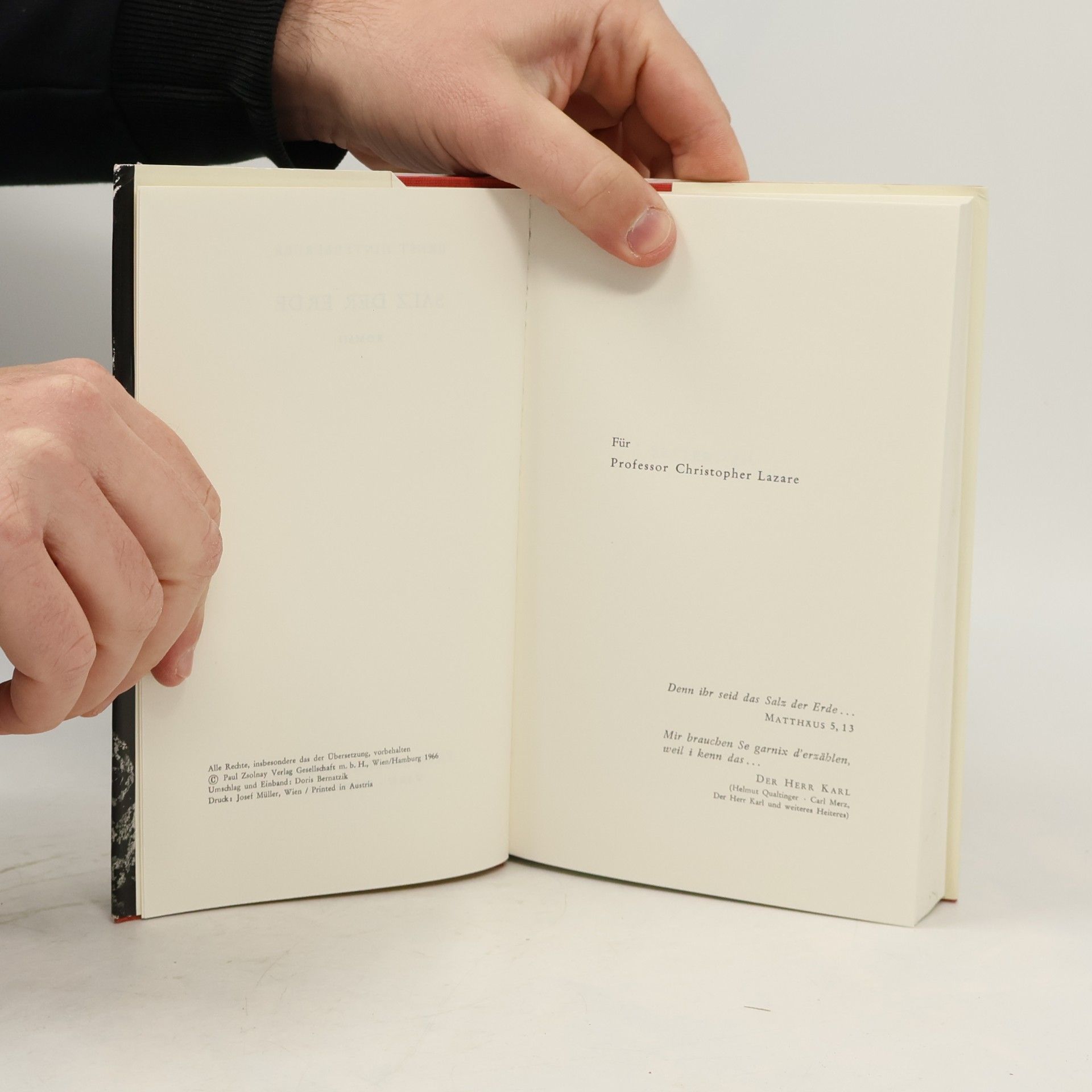 Ernst Hinterberger Salz der Erde
