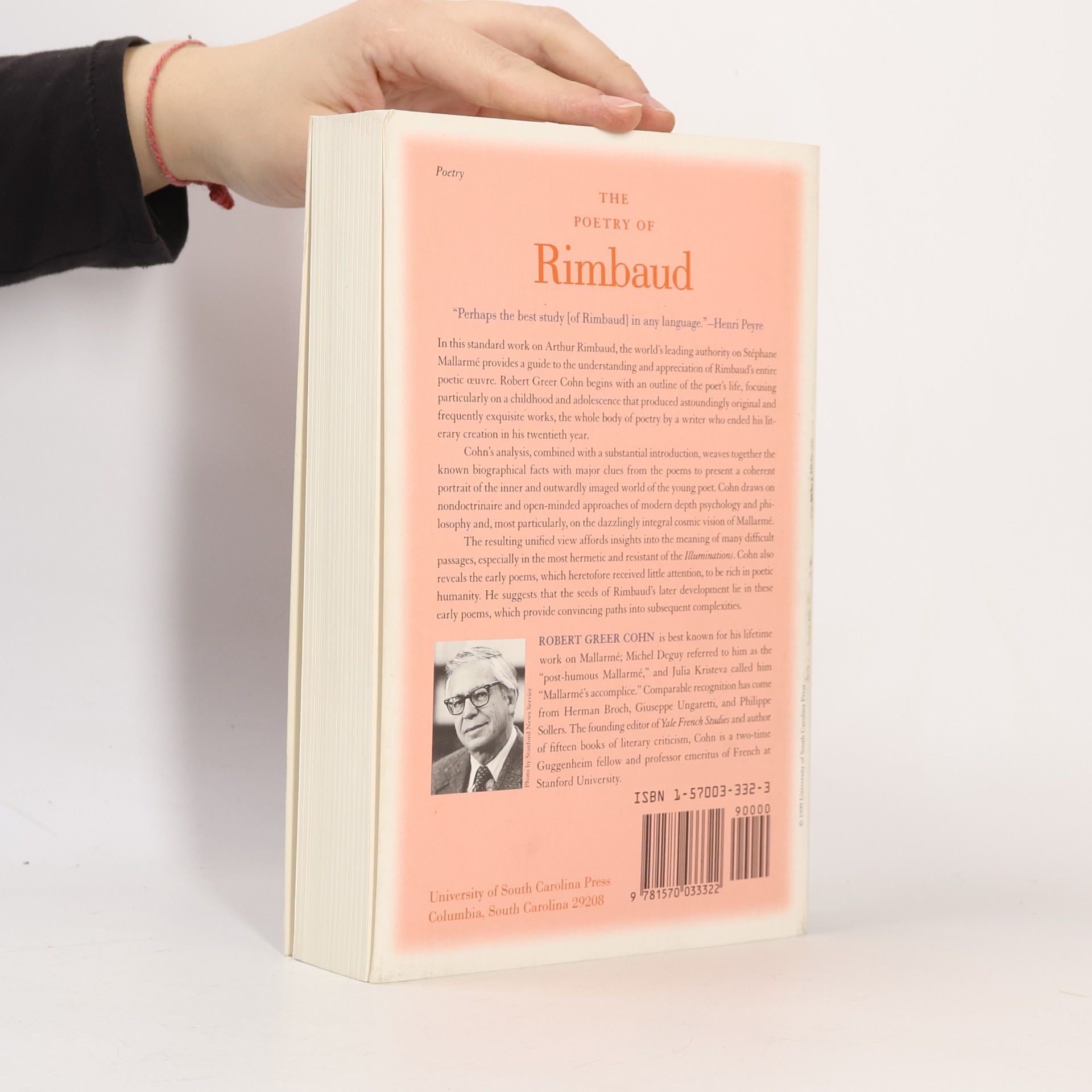 Robert Greer Cohn The Poetry of Rimbaud