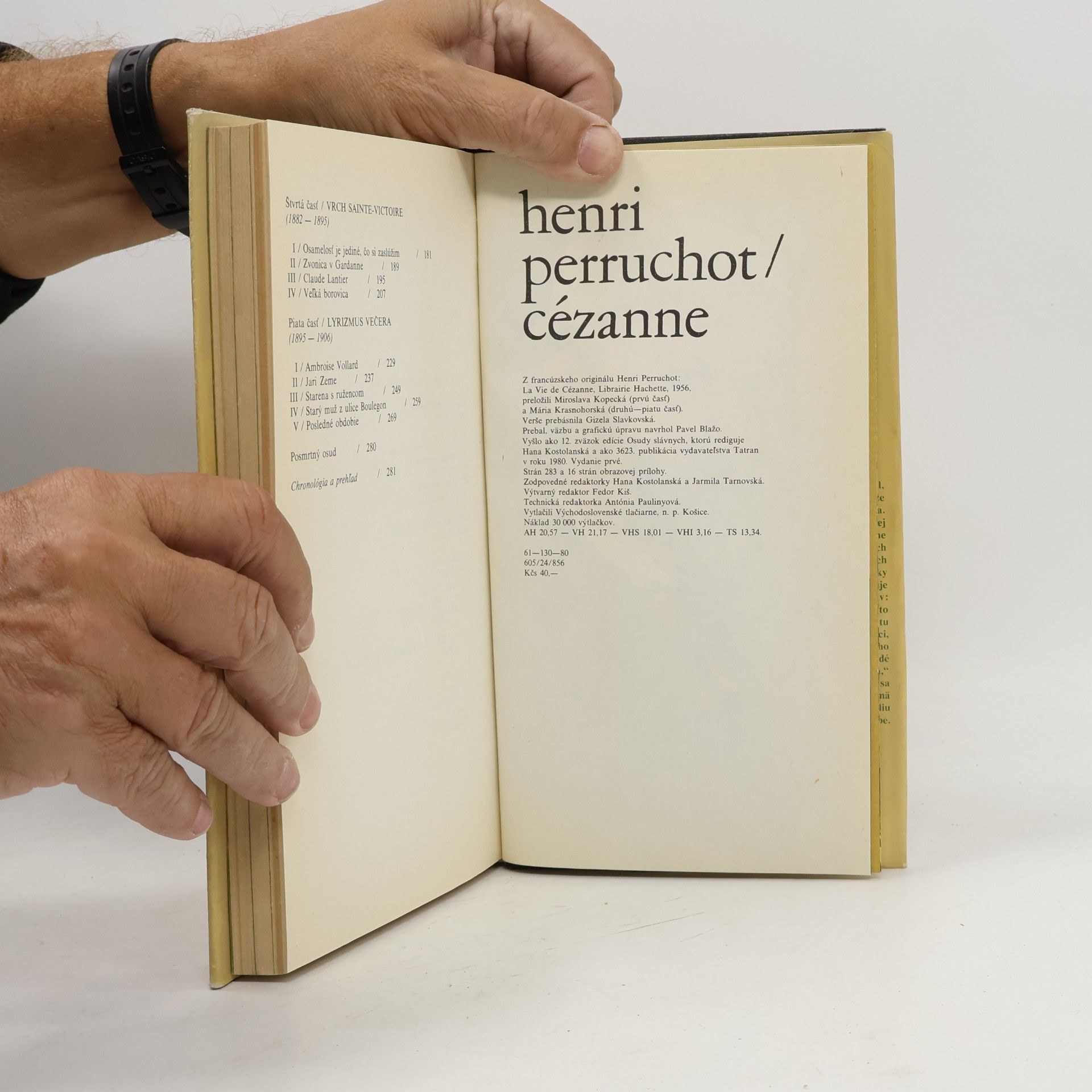 Henri Perruchot Cézanne. Osudy slávnych