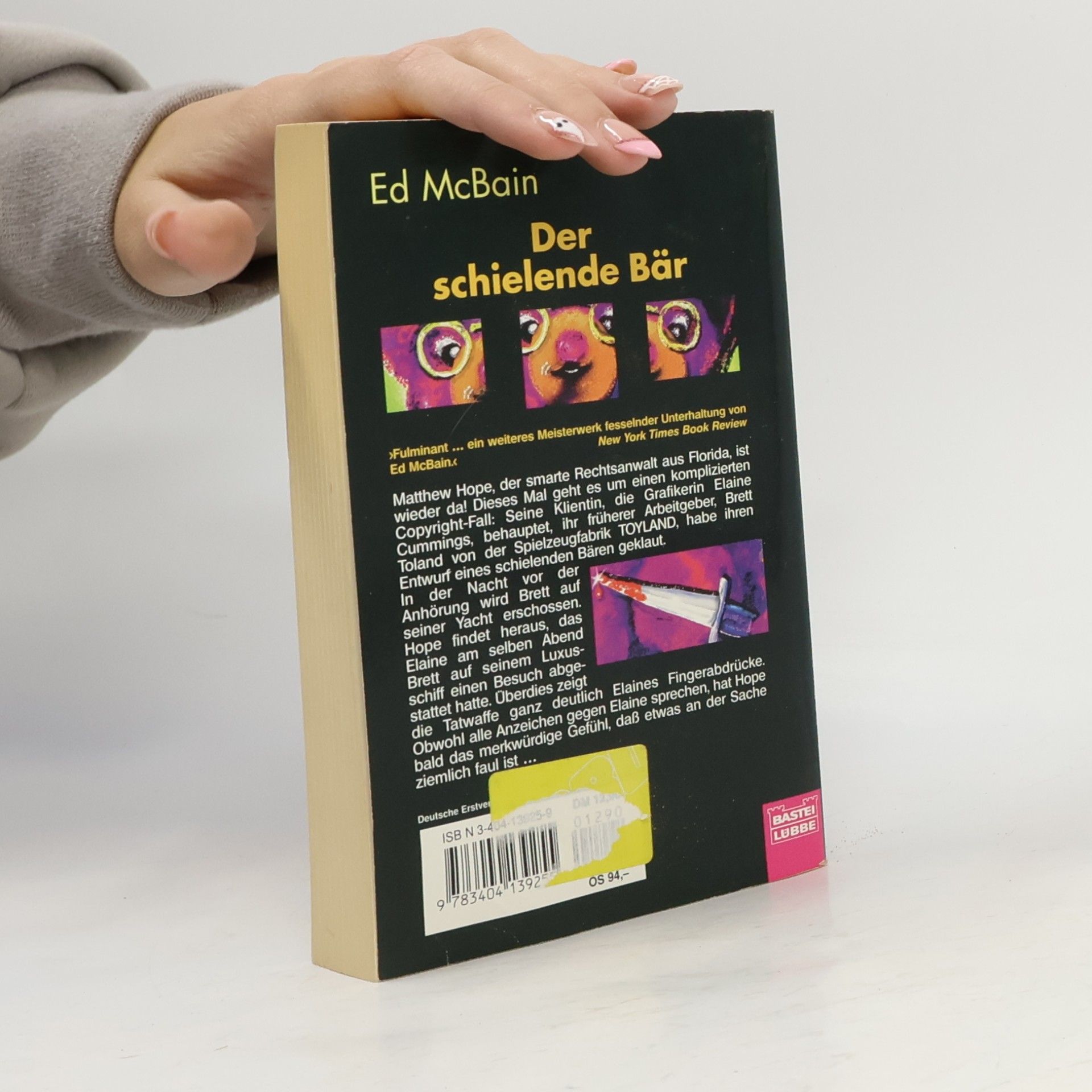 Ed McBain Der schielende Bär. Thriller