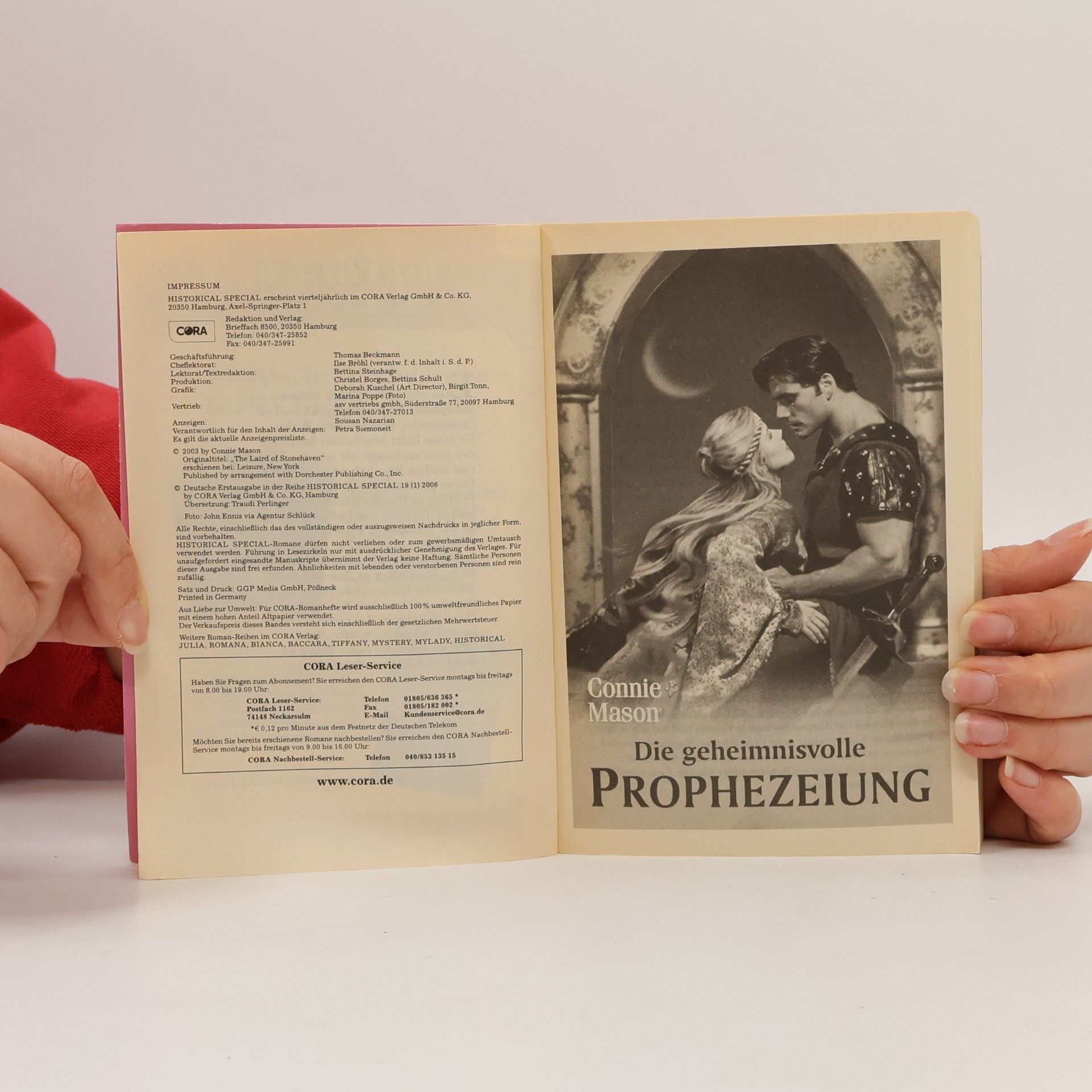 Connie Mason Historical Special 19. Die geheimnisvolle Prophezeiung
