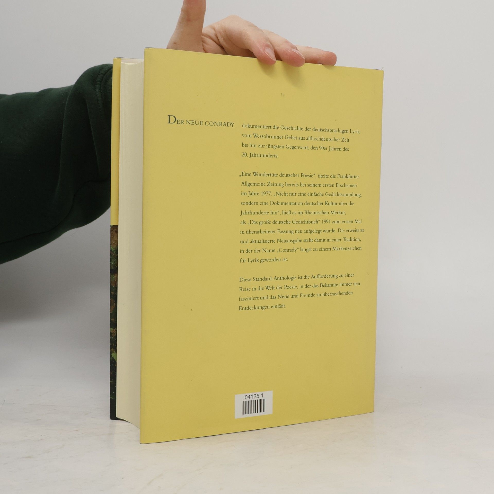 Karl Otto Conrady Der neue Conrady. Das große deutsche Gedichtbuch