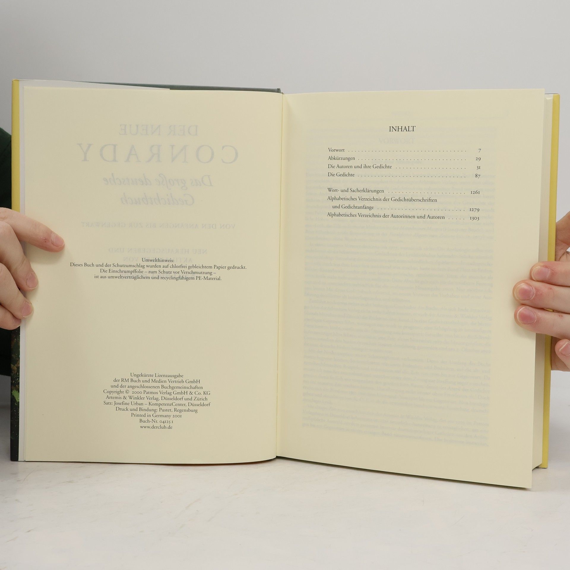 Karl Otto Conrady Der neue Conrady. Das große deutsche Gedichtbuch