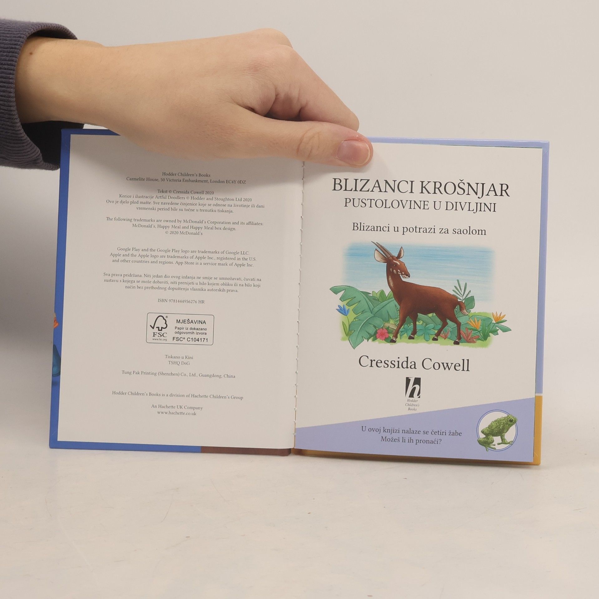 Cressida Cowell Dobrodružstvá dvojičiek Stromčekových v divočine: Dvojičky hľadajú saolu
