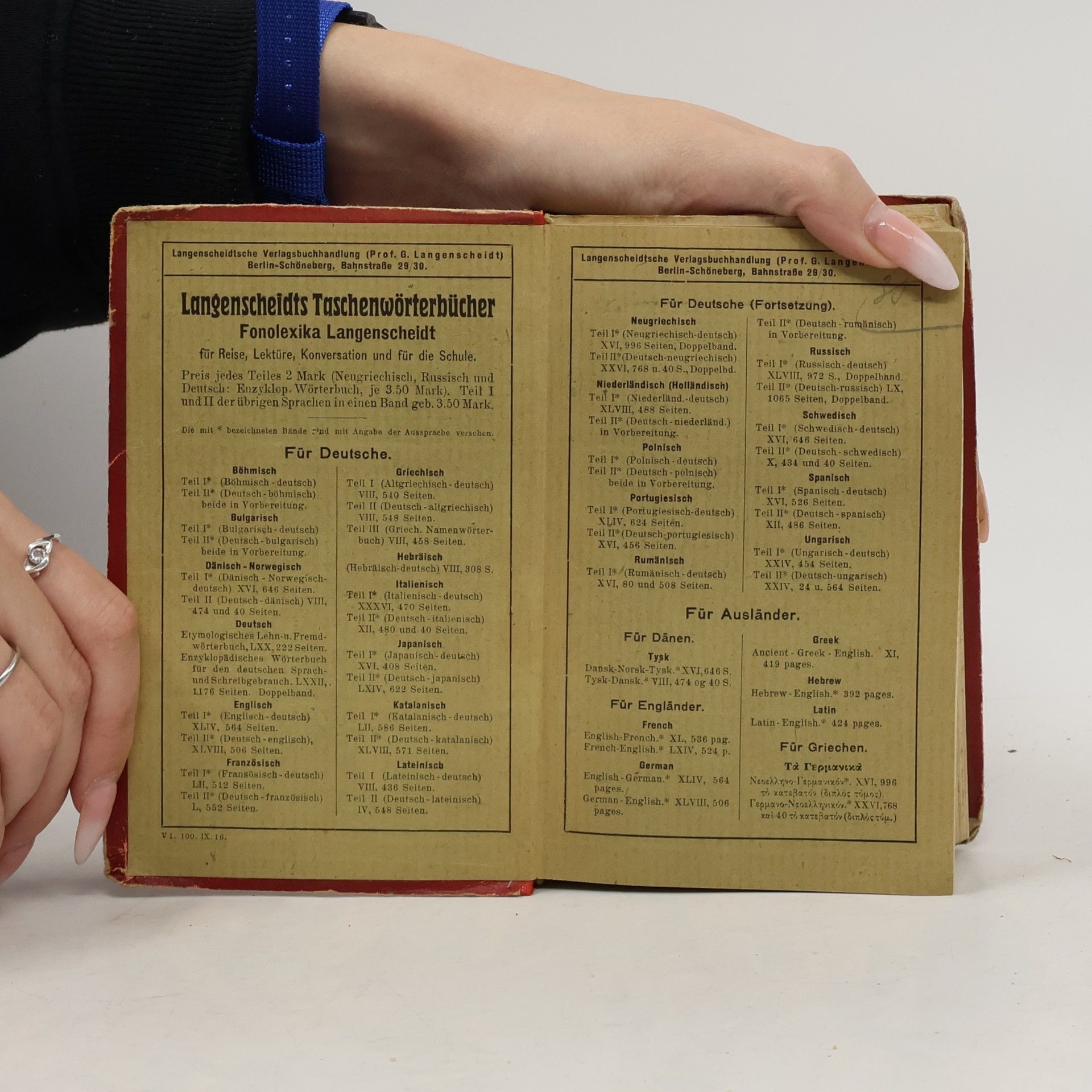 Autorenkollektiv Langenscheidts Taschen-Wörterbücher II.