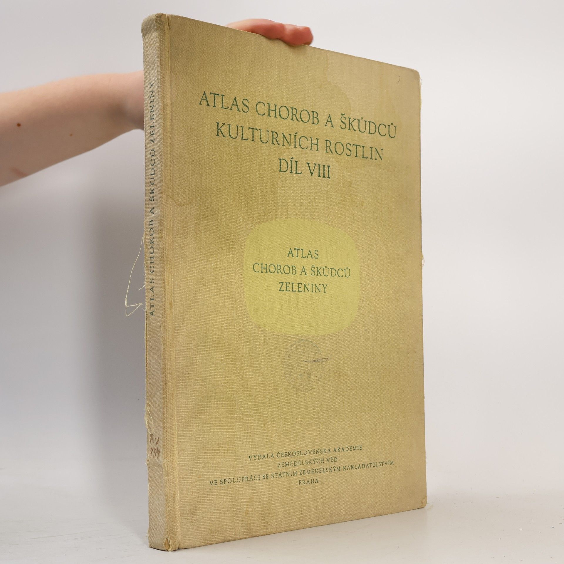 Atlas chorob a škůdců kulturních rostlin. Díl VIII., Atlas chorob a škůdců zeleniny