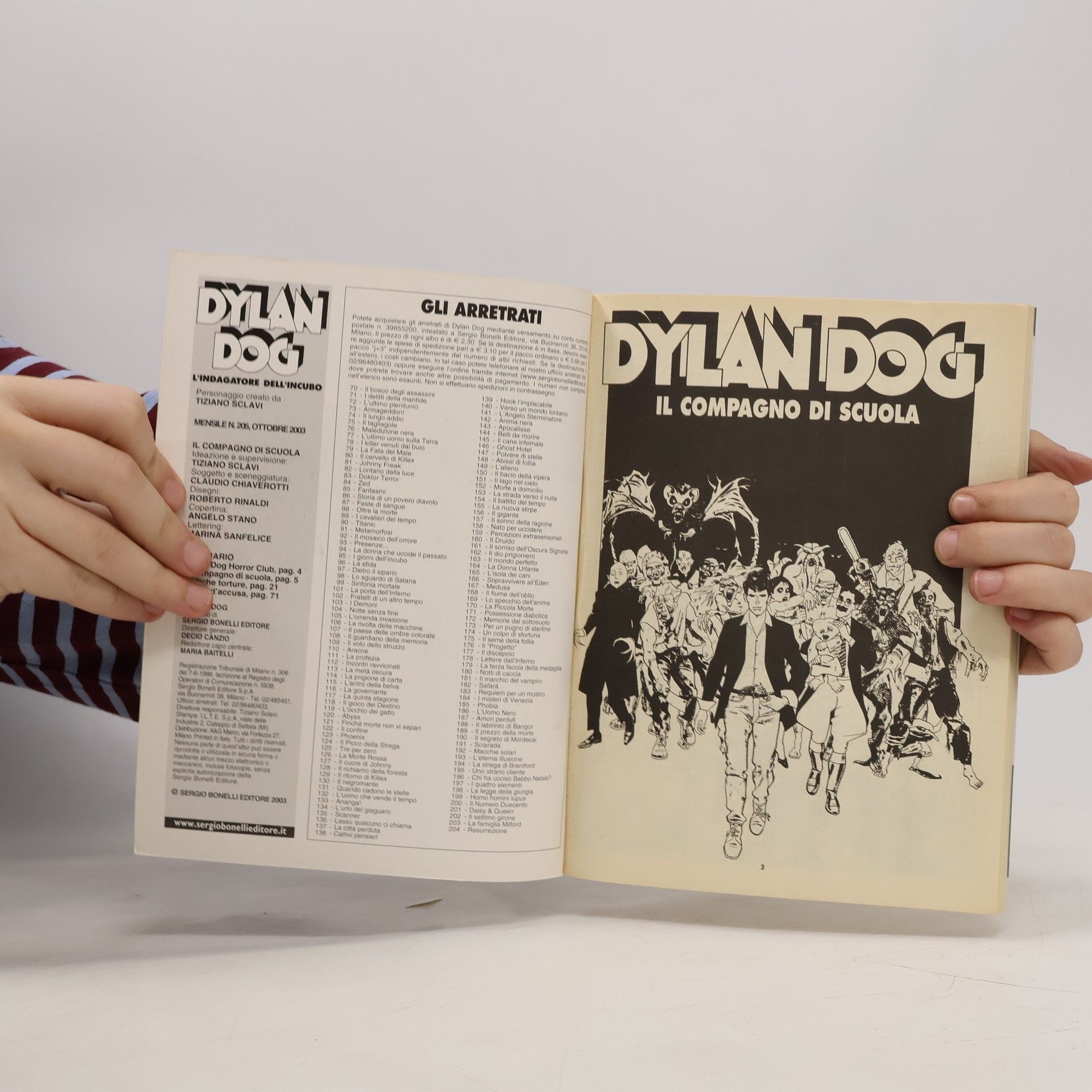 Tiziano Sclavi Dylan Dog 205