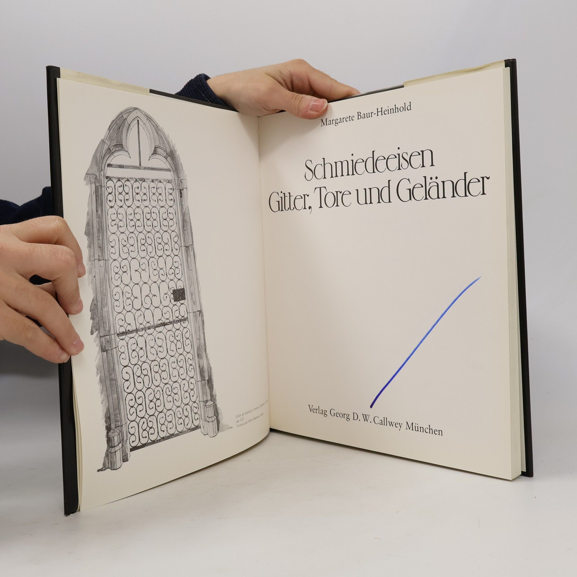 Margarete Heinhold Schmiedeeisen Gitter, Tore und Geländer