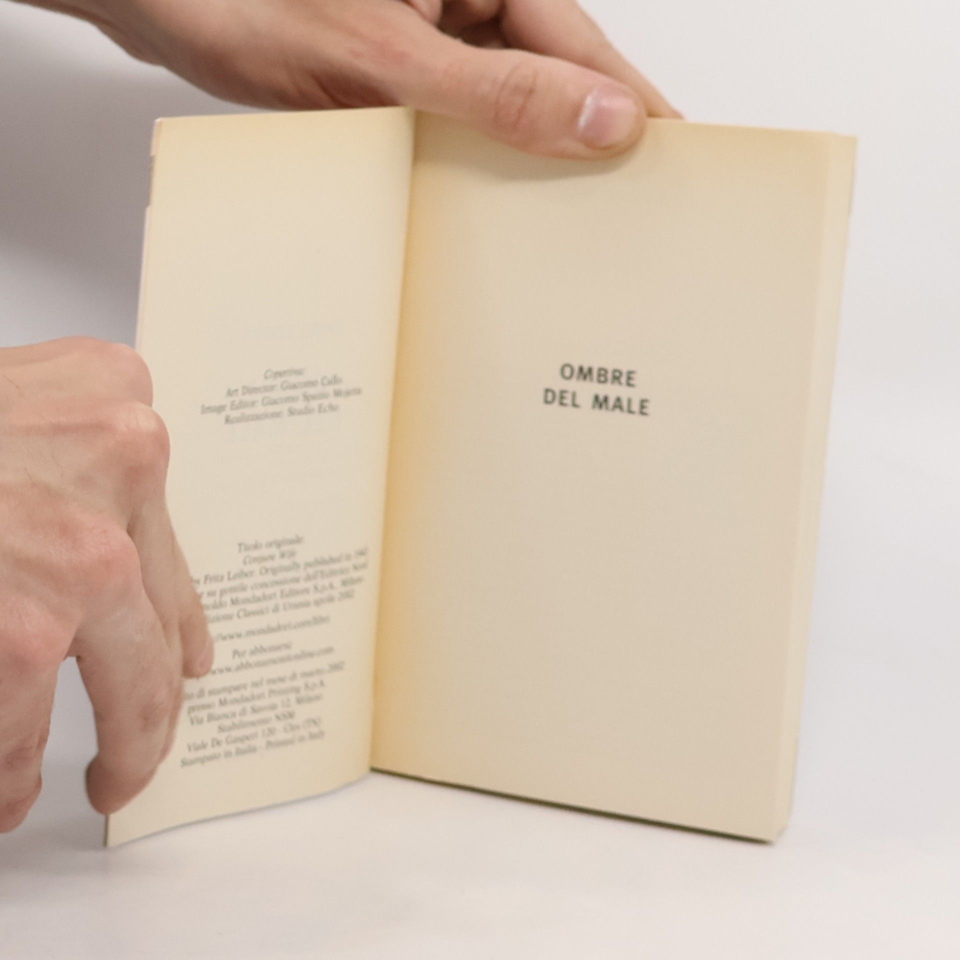 Fritz Leiber Ombre del Male