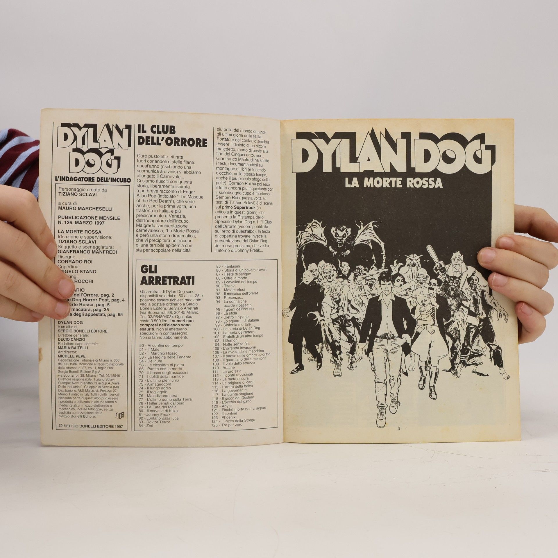 Tiziano Sclavi Dylan Dog n. 126