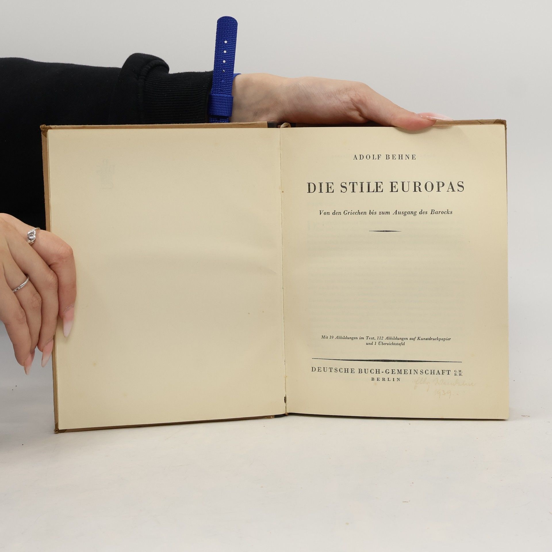 Adolf Behne Die Stile Europas