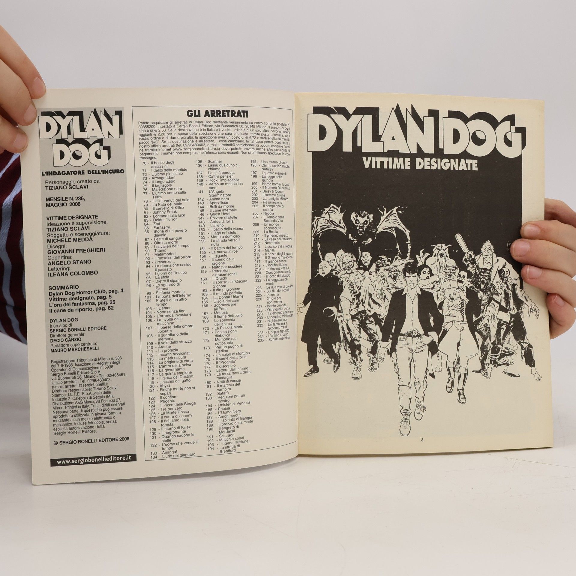Tiziano Sclavi Dylan Dog 236
