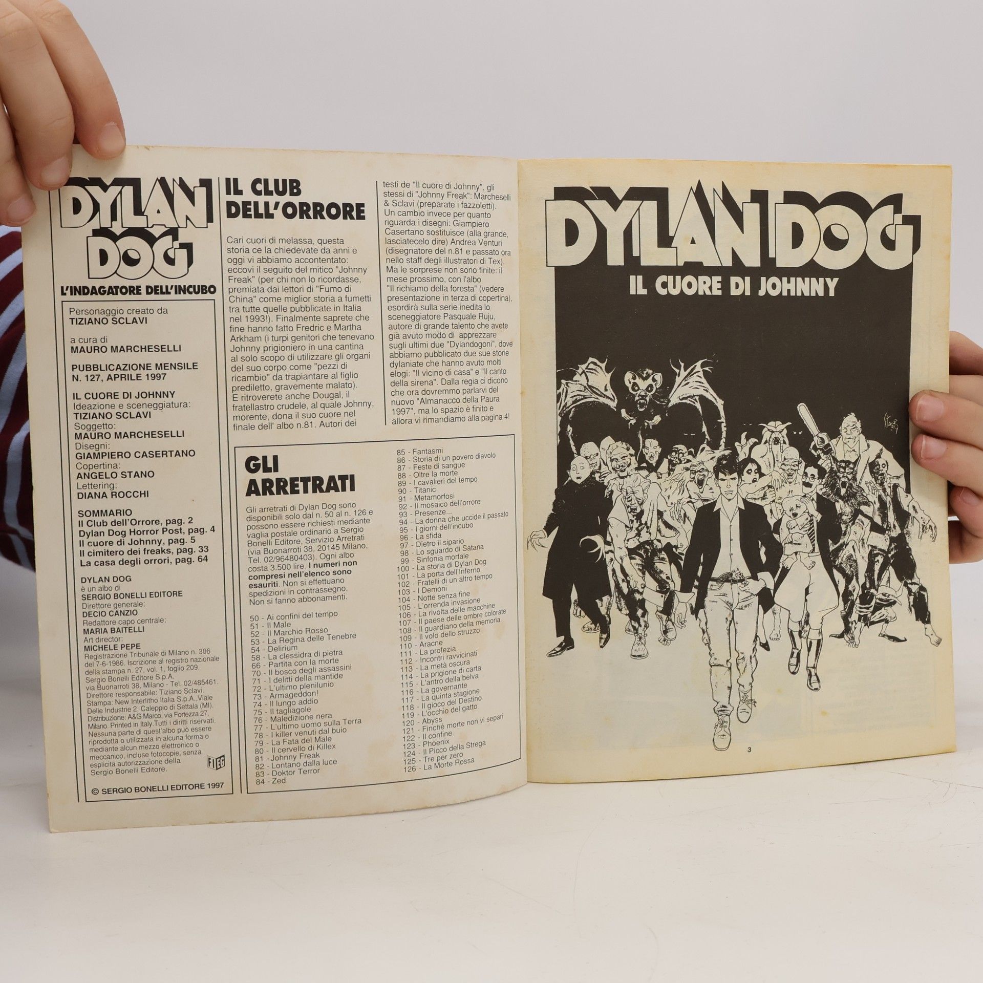 Tiziano Sclavi Dylan Dog 127