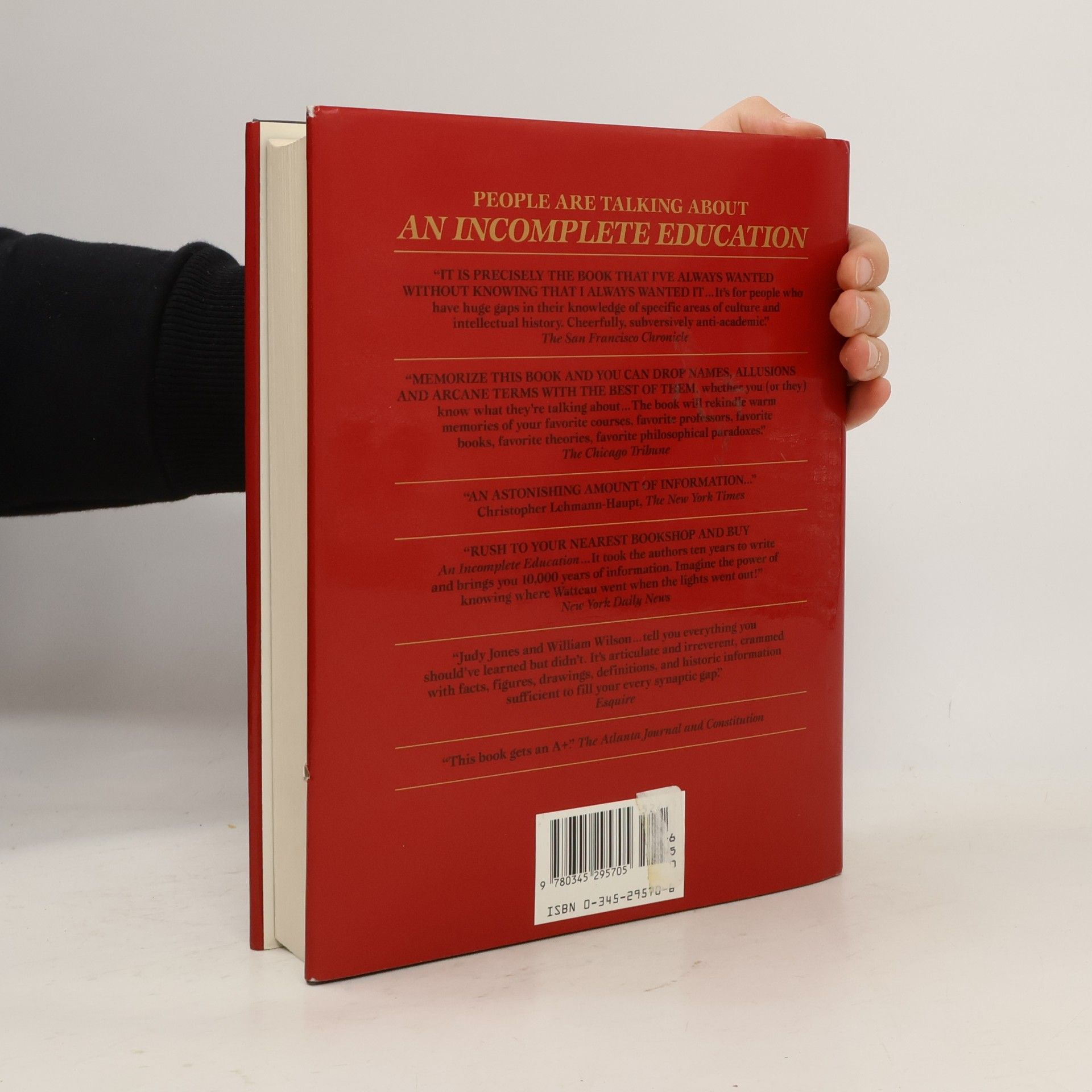 Judy Jones An Incomplete Education