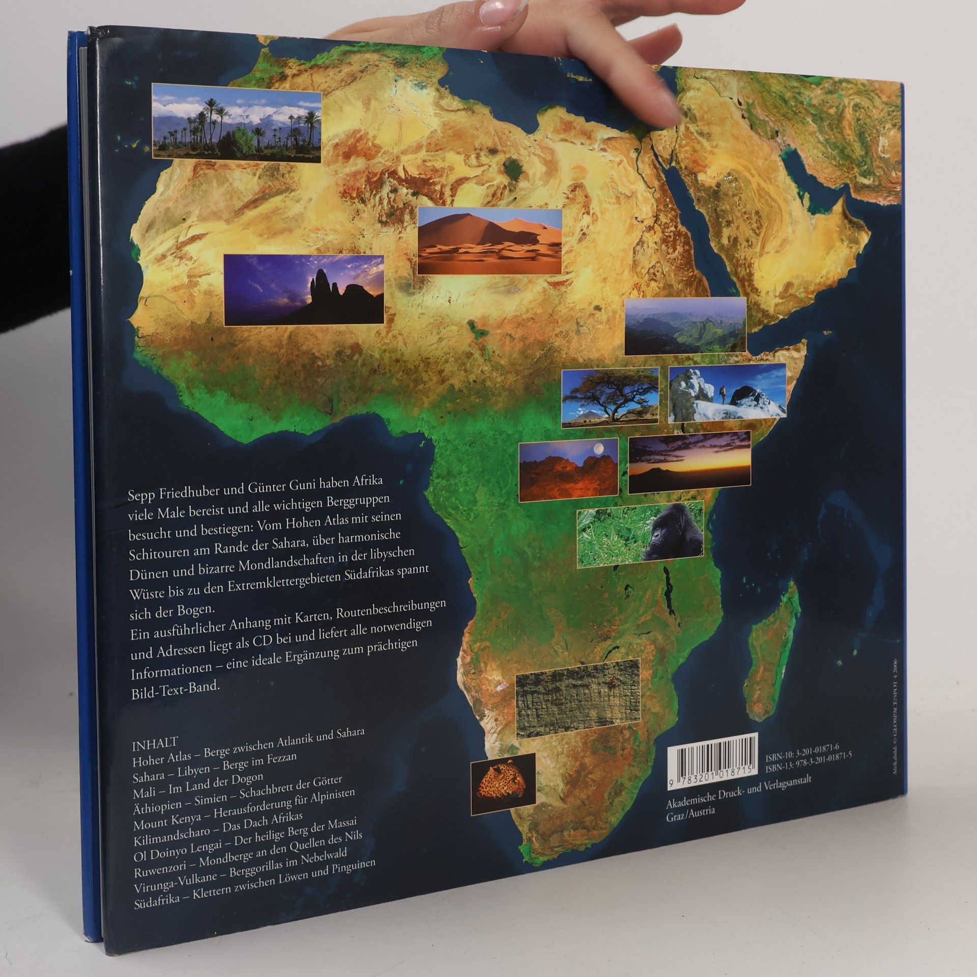 Sepp Friedhuber Berge Afrikas - Mit Info-CD
