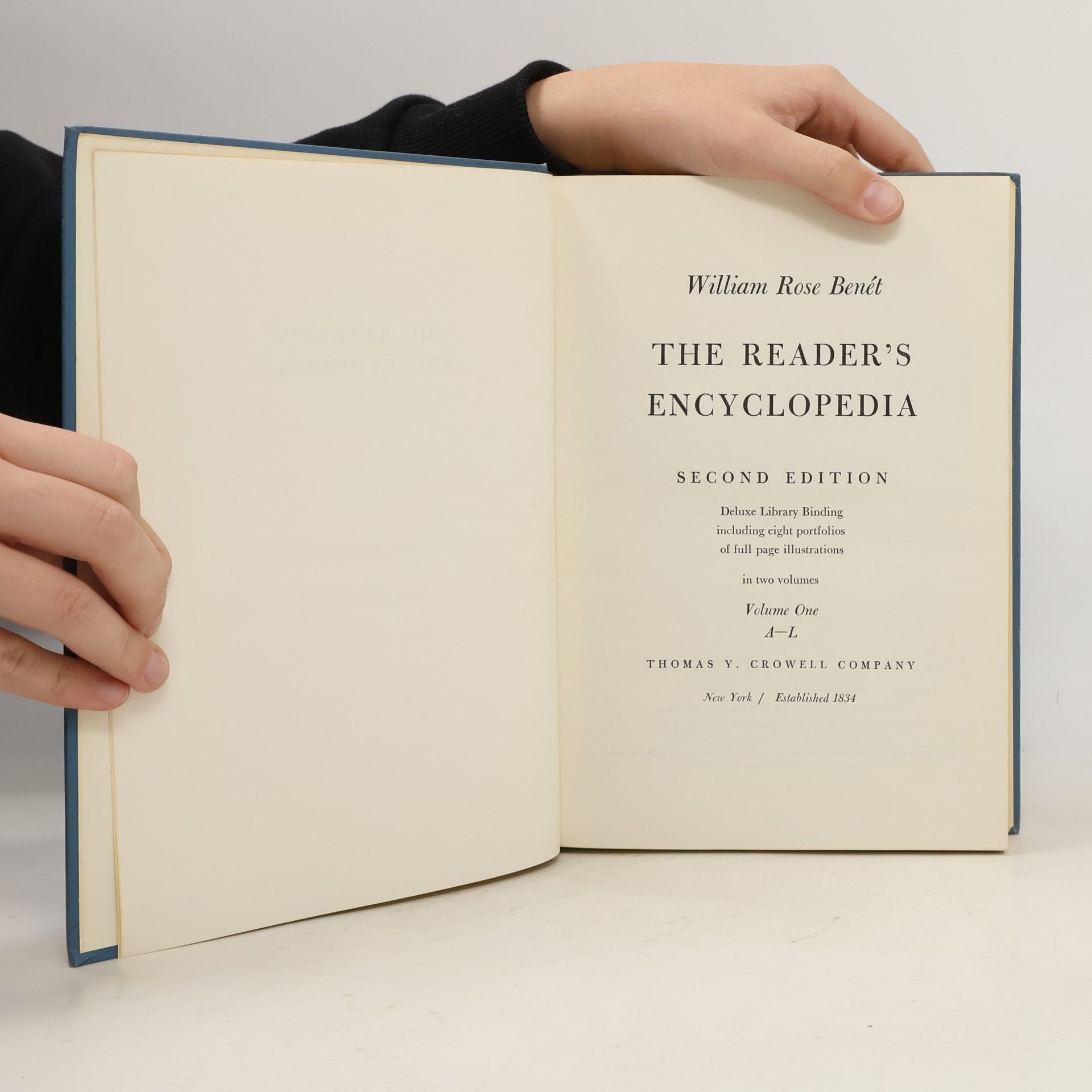 William Rose Benét The Reader's Encyclopedia 1. A-L