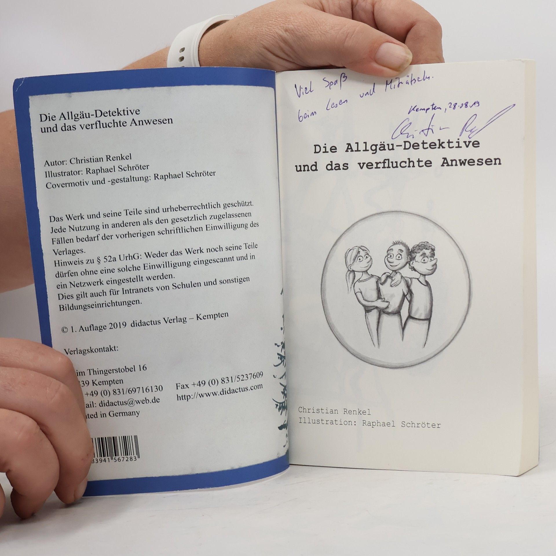 Christian Renkel Die Allgäu-Detektive und das verfluchte Anwesen