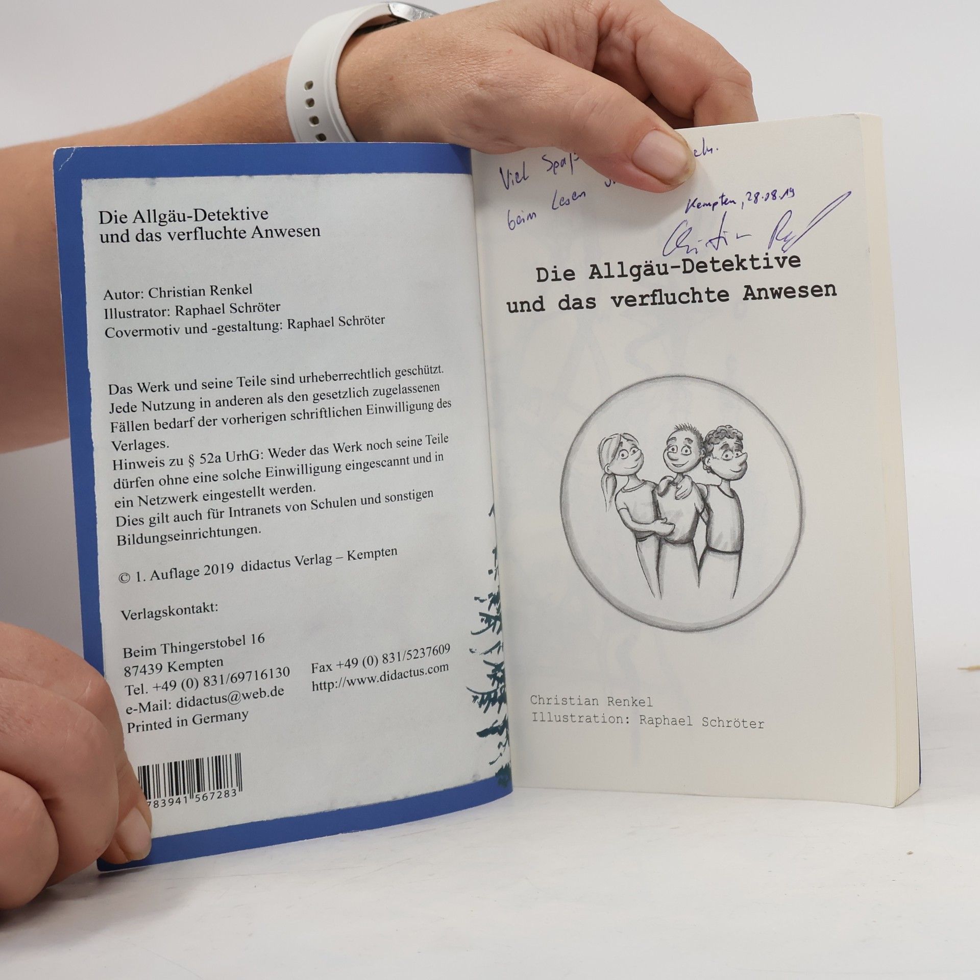Christian Renkel Die Allgäu-Detektive und das verfluchte Anwesen