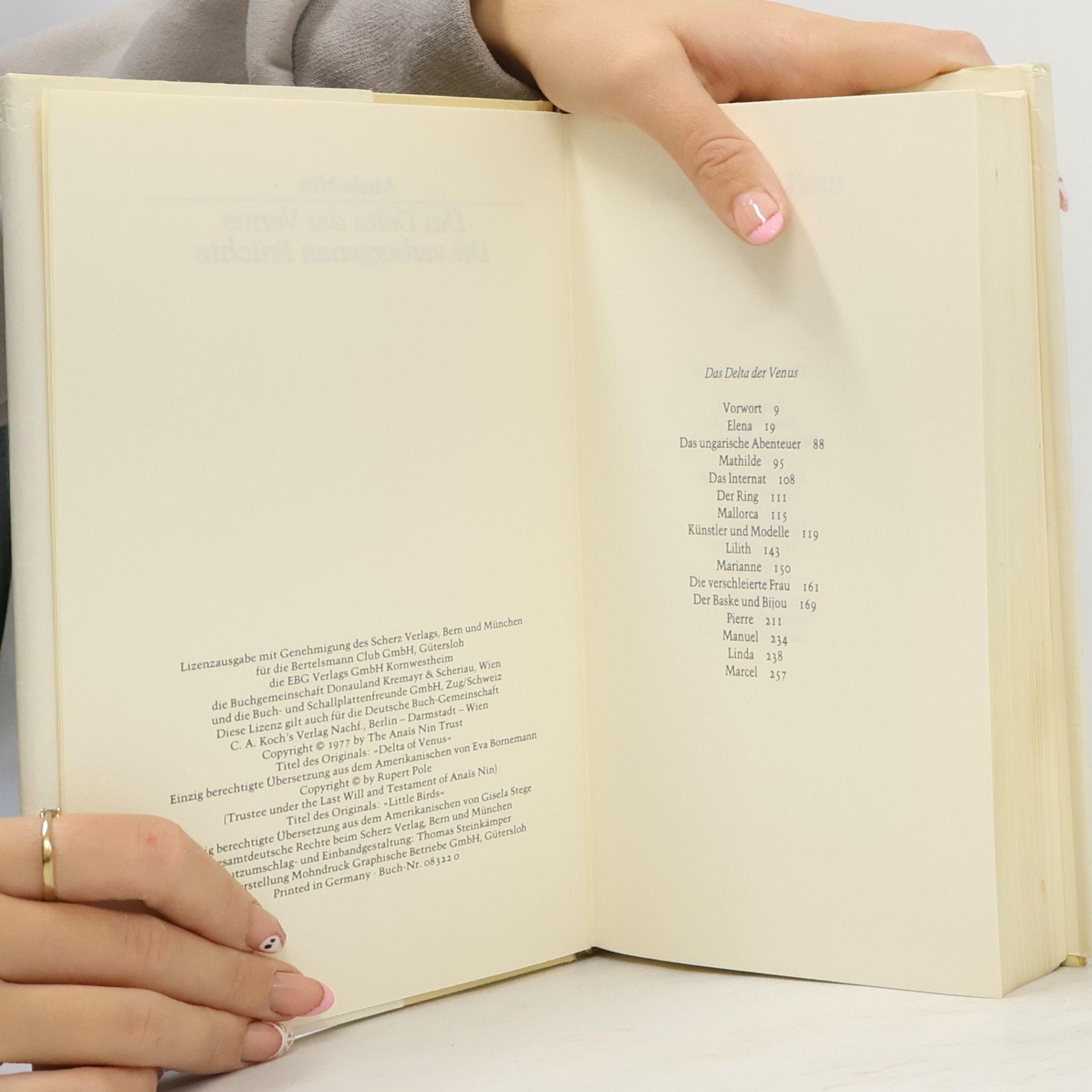 Anaïs Nin Das Delta der Venus. Die verborgenen Früchte