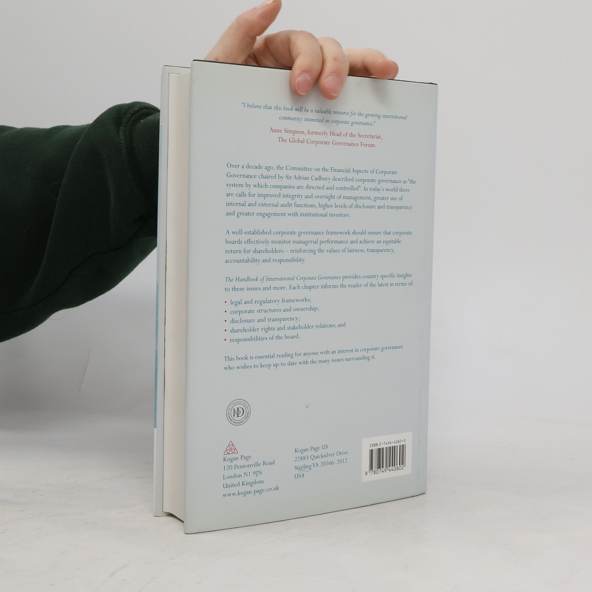 Kerrie Waring Handbook of International Corporate Governance
