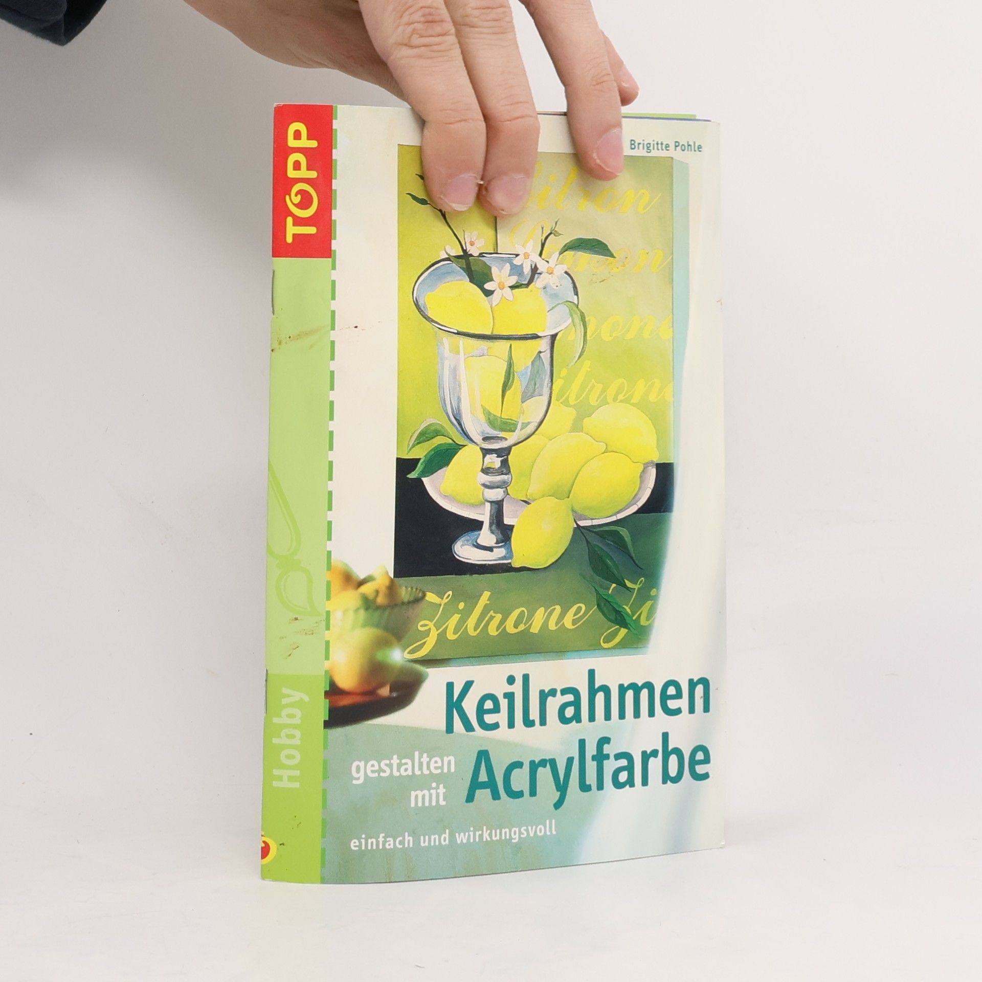Keilrahmen gestalten mit Acrylfarbe
