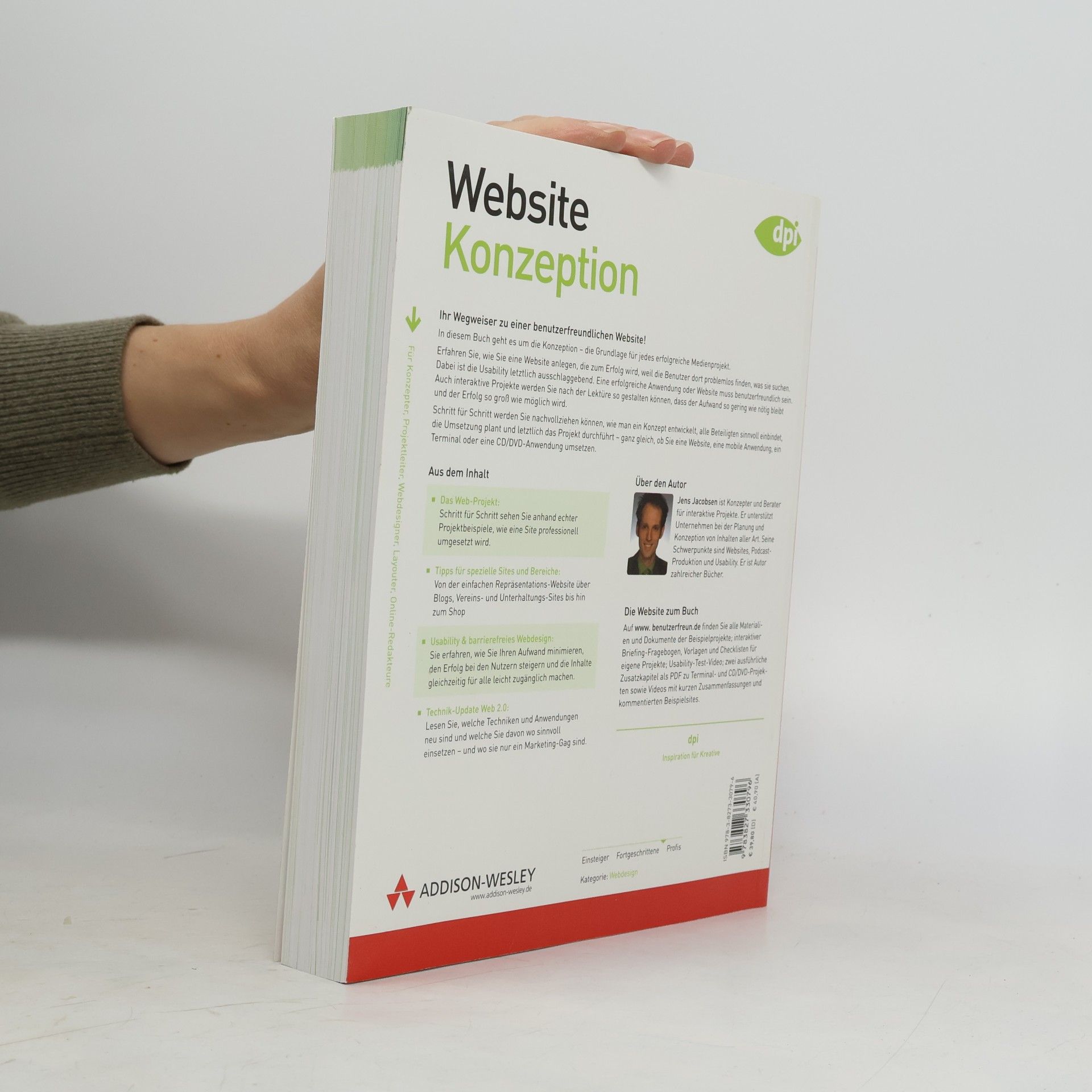 Jens Peter Jacobsen Website-Konzeption