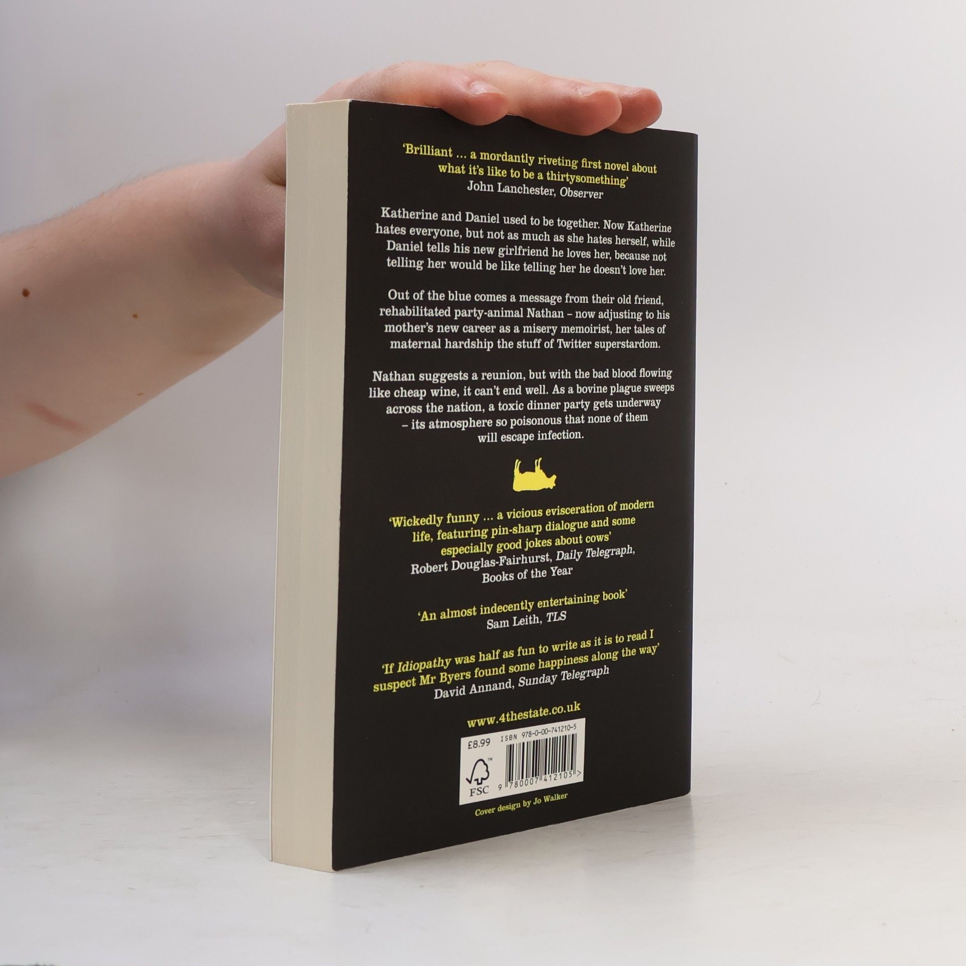 Sam Byers Idiopathy. Idiopathie, englische Ausgabe