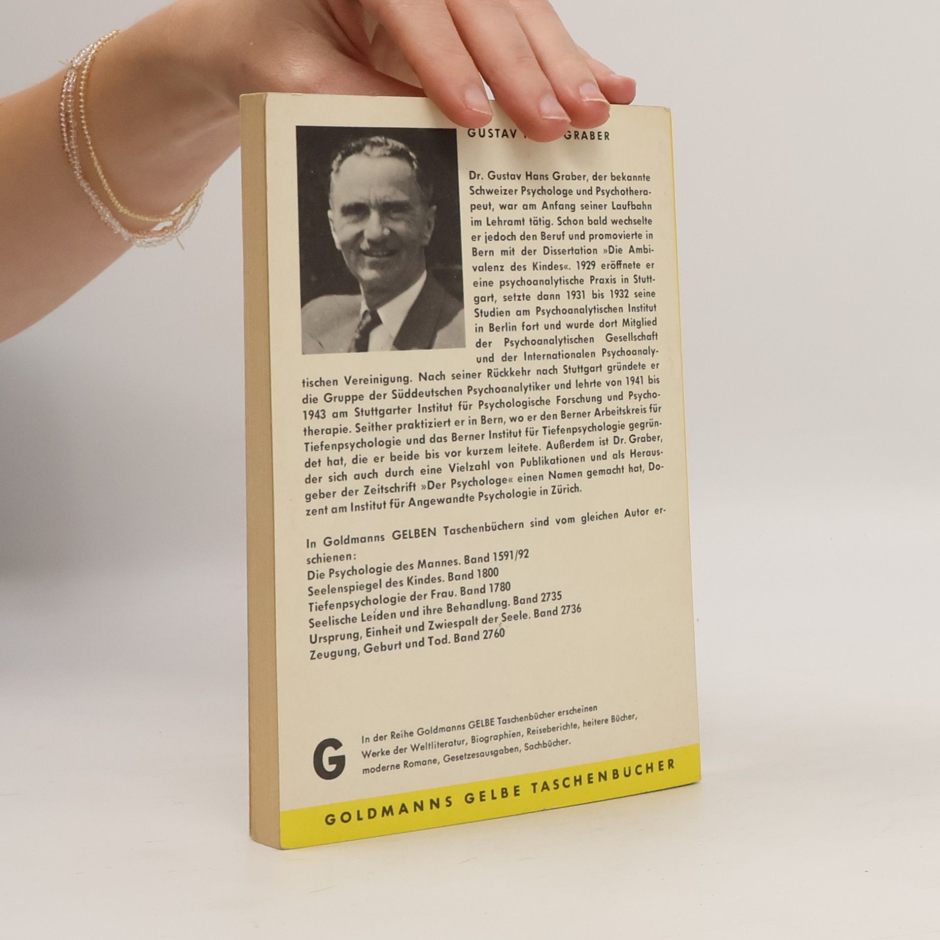 Gustav Hans Grabert Charaktertypen und ihre Schicksale