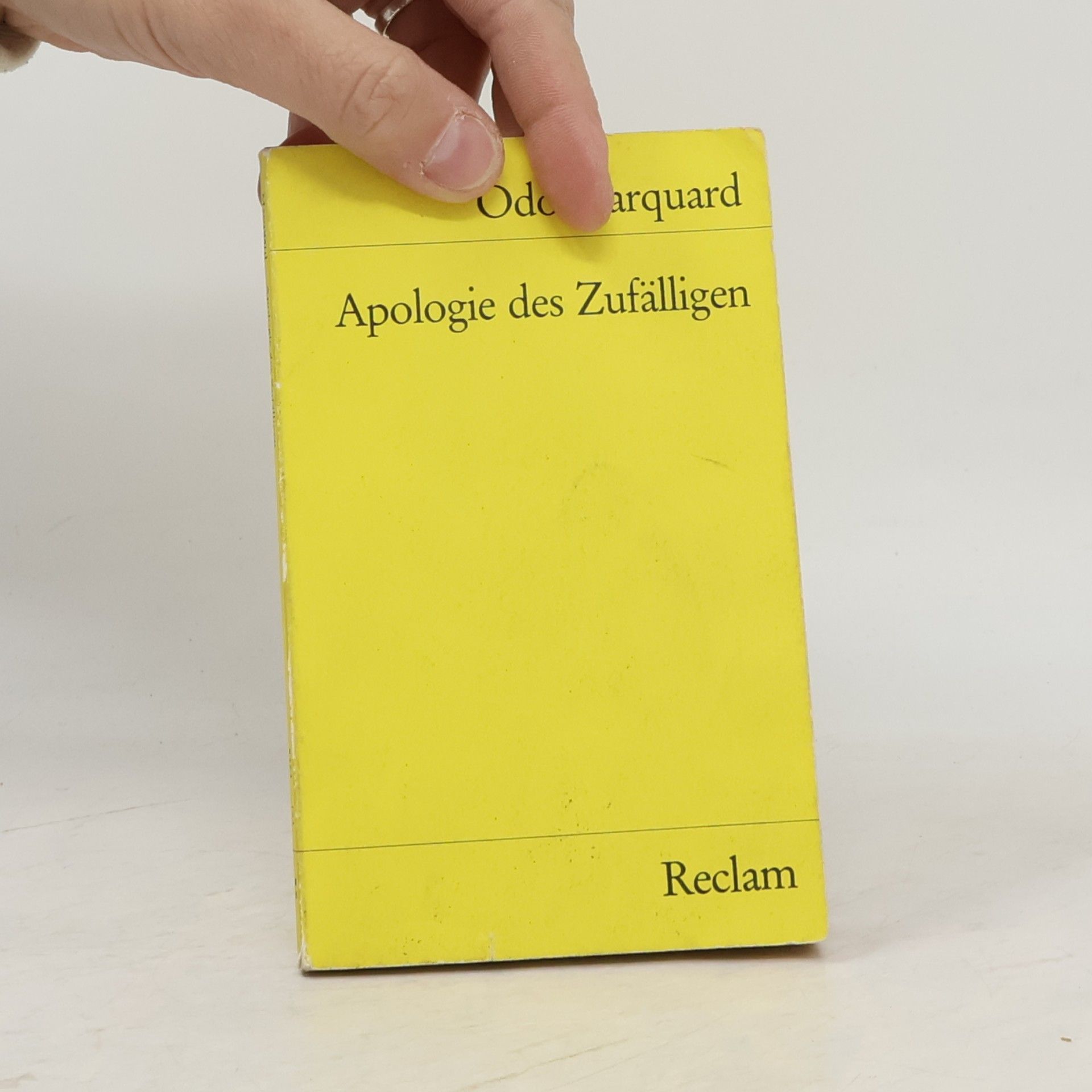 Odo Marquard Apologie des Zufälligen