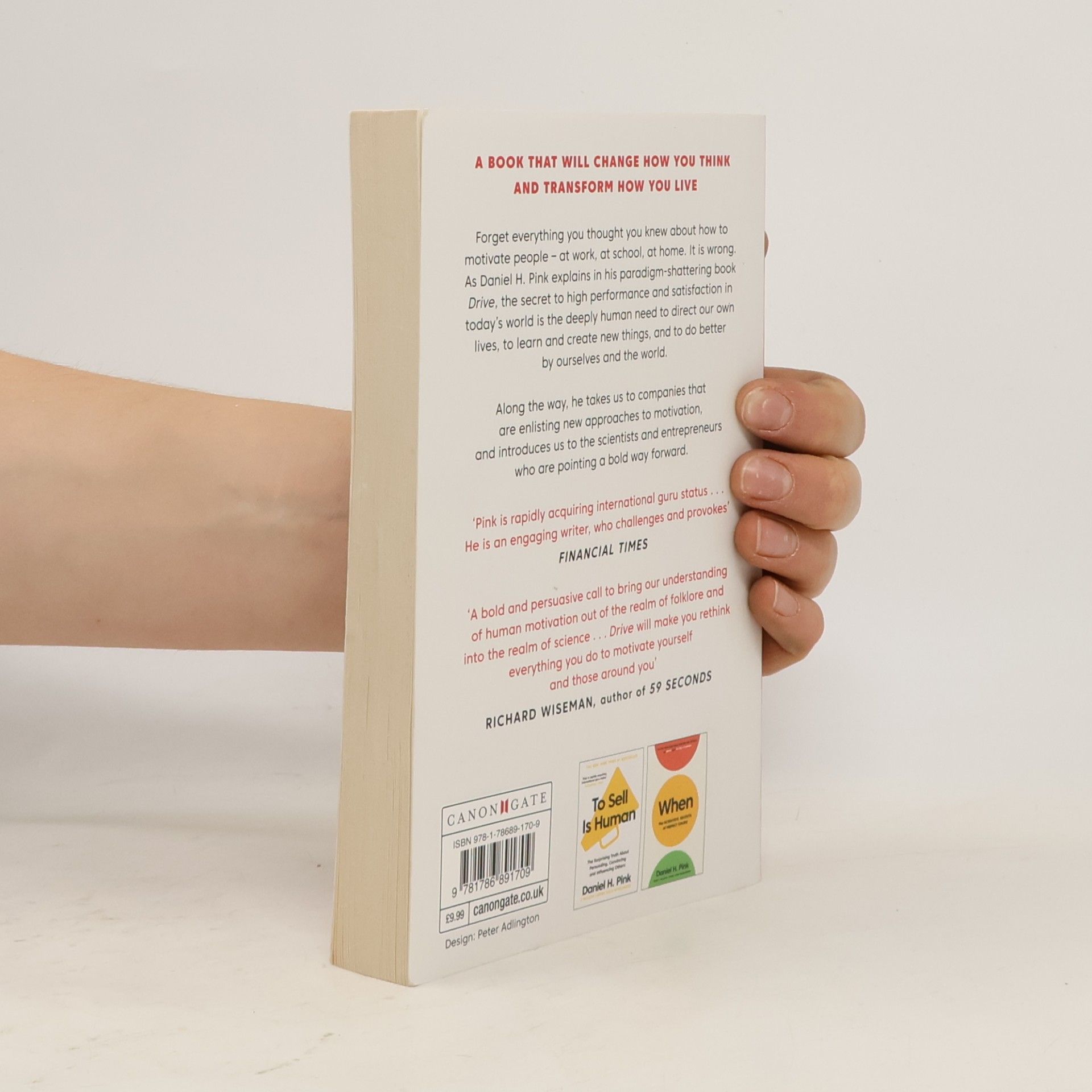 Daniel H. Pink Drive: The Surprising Truth About What Motivates Us