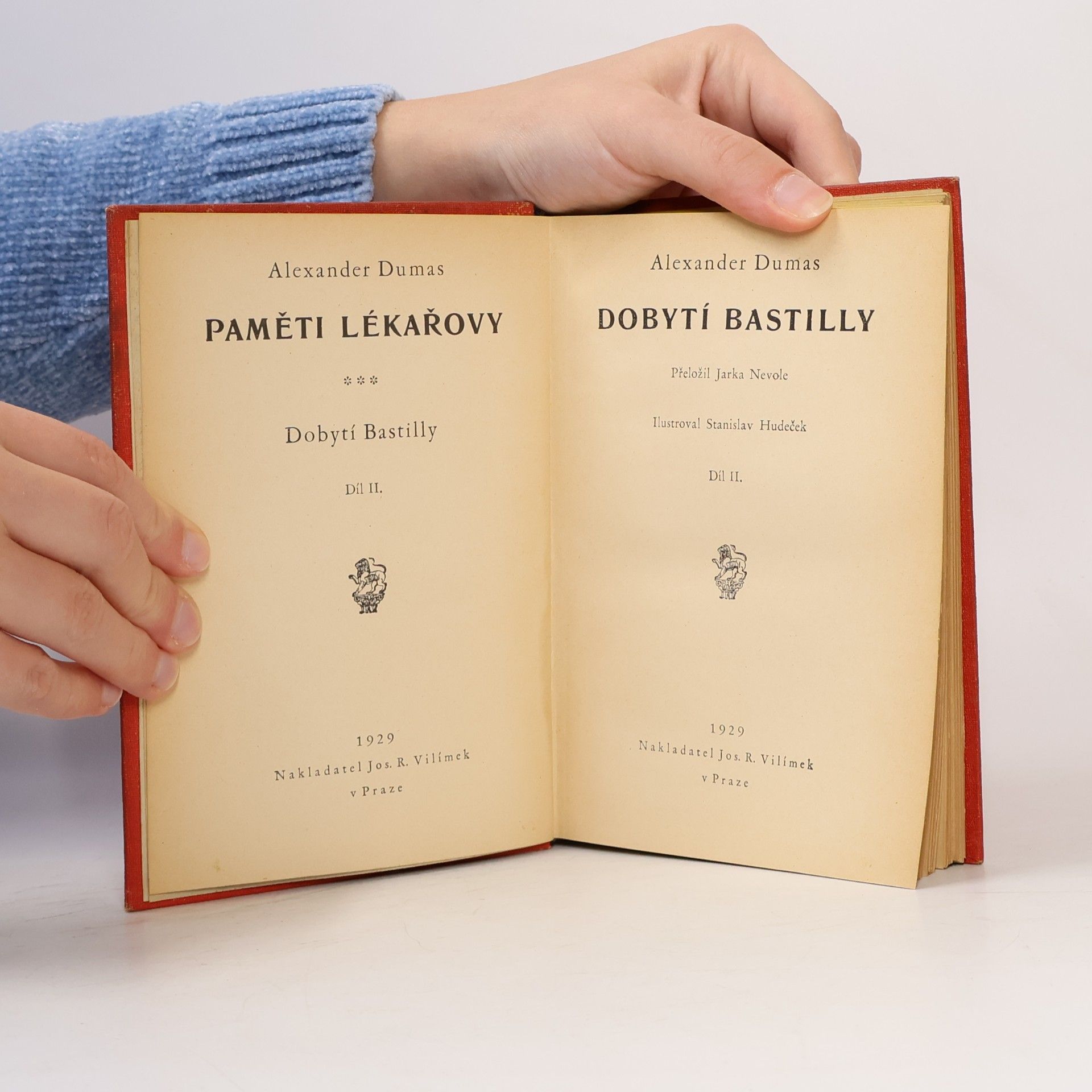 Alexandre Dumas Dobytí Bastilly Díl II.