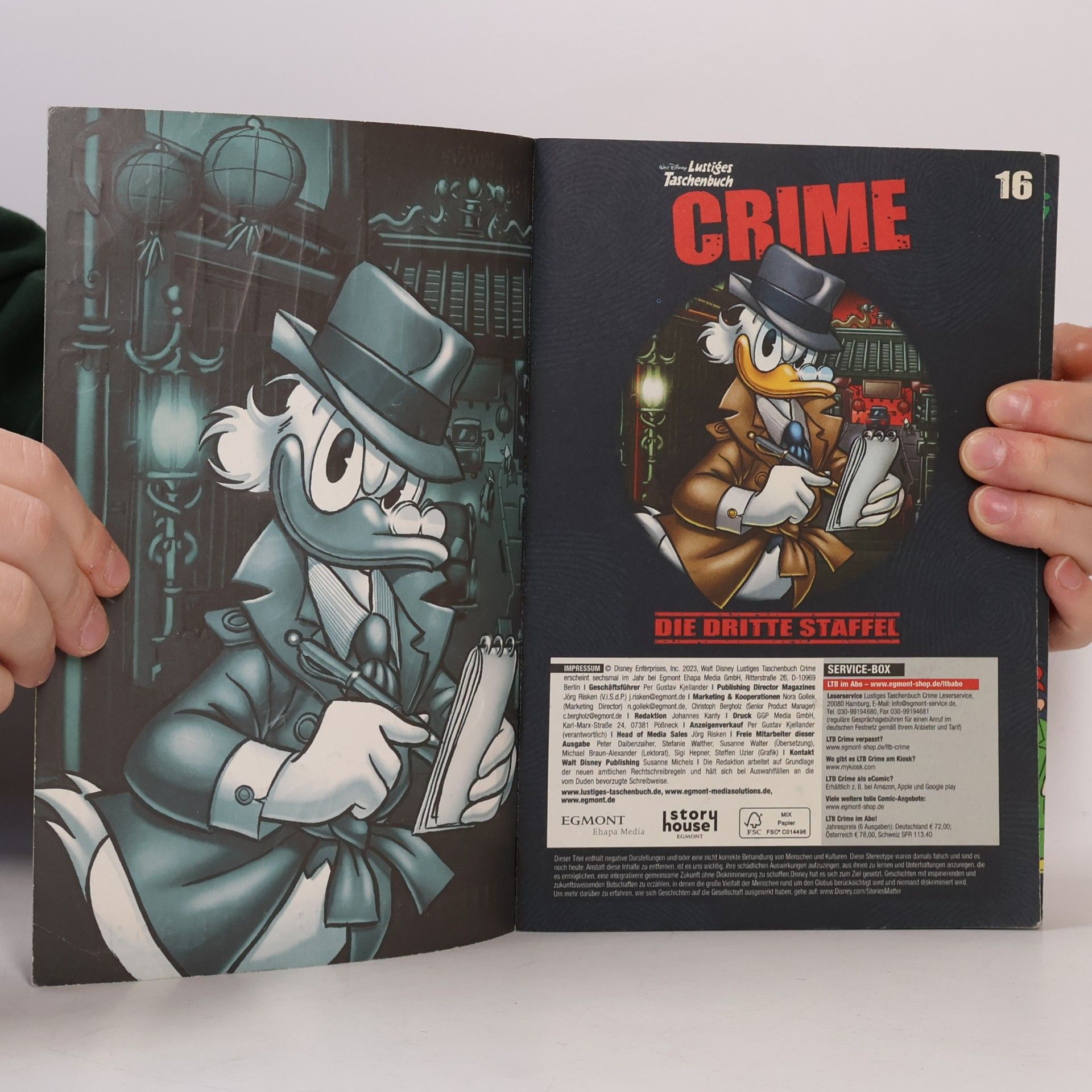 Collectif d'auteurs Lustiges Taschenbuch. Crime 16. Die dritte Staffel