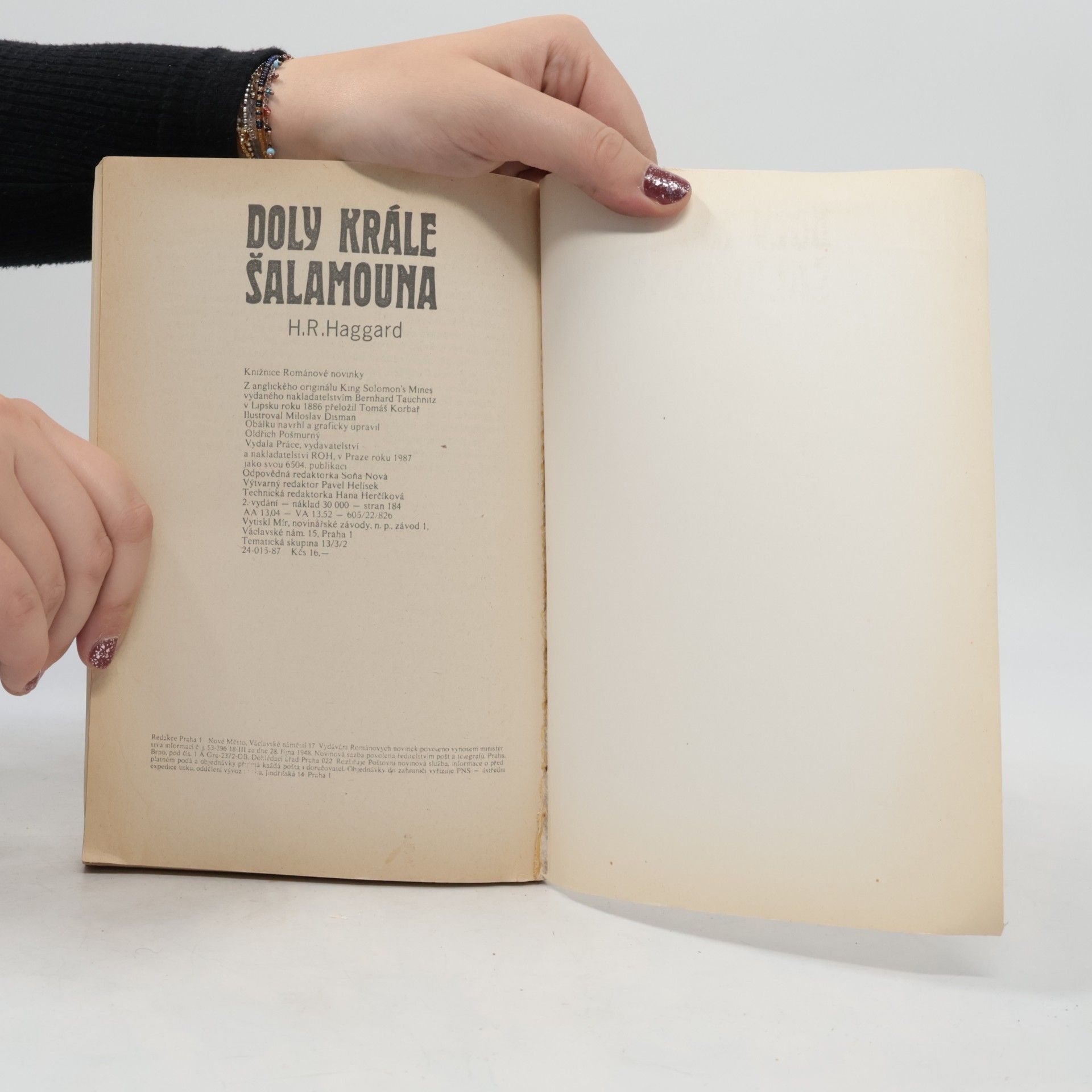 Henry Rider Haggard Doly krále Šalamouna