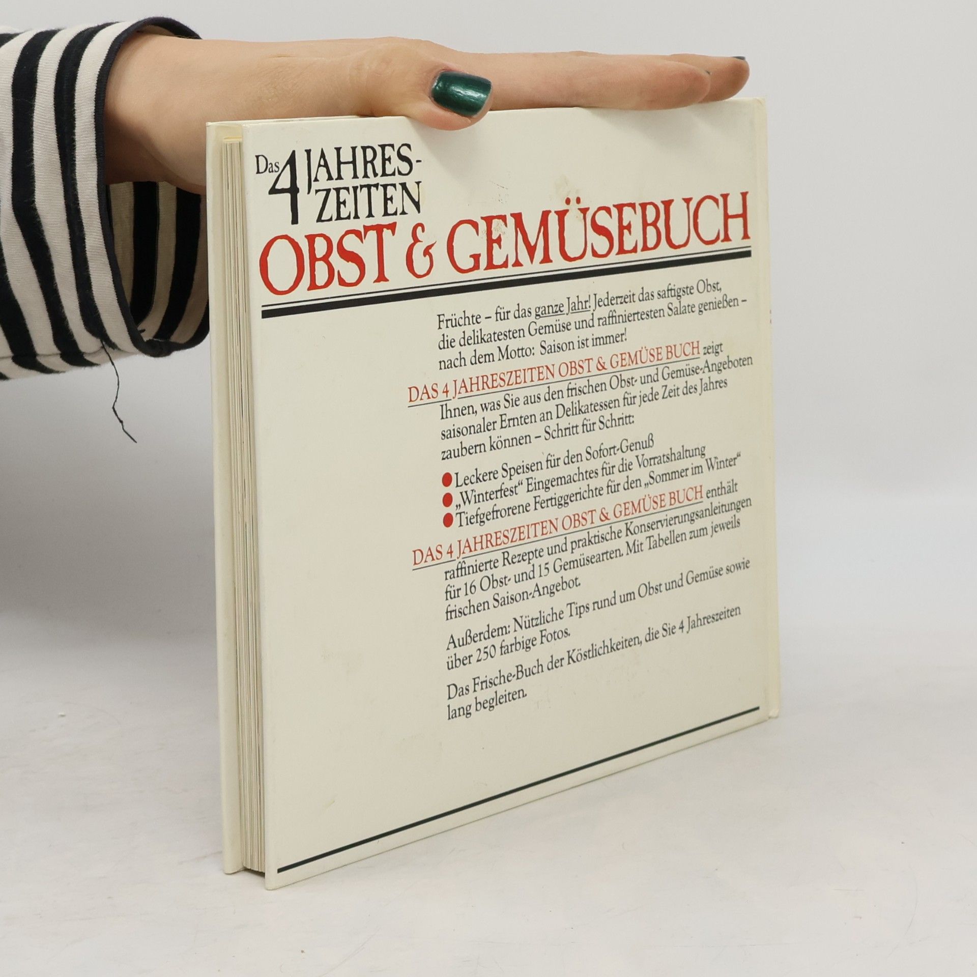 Various authors Das 4 Jahreszeiten. Obst & Gemüsebuch