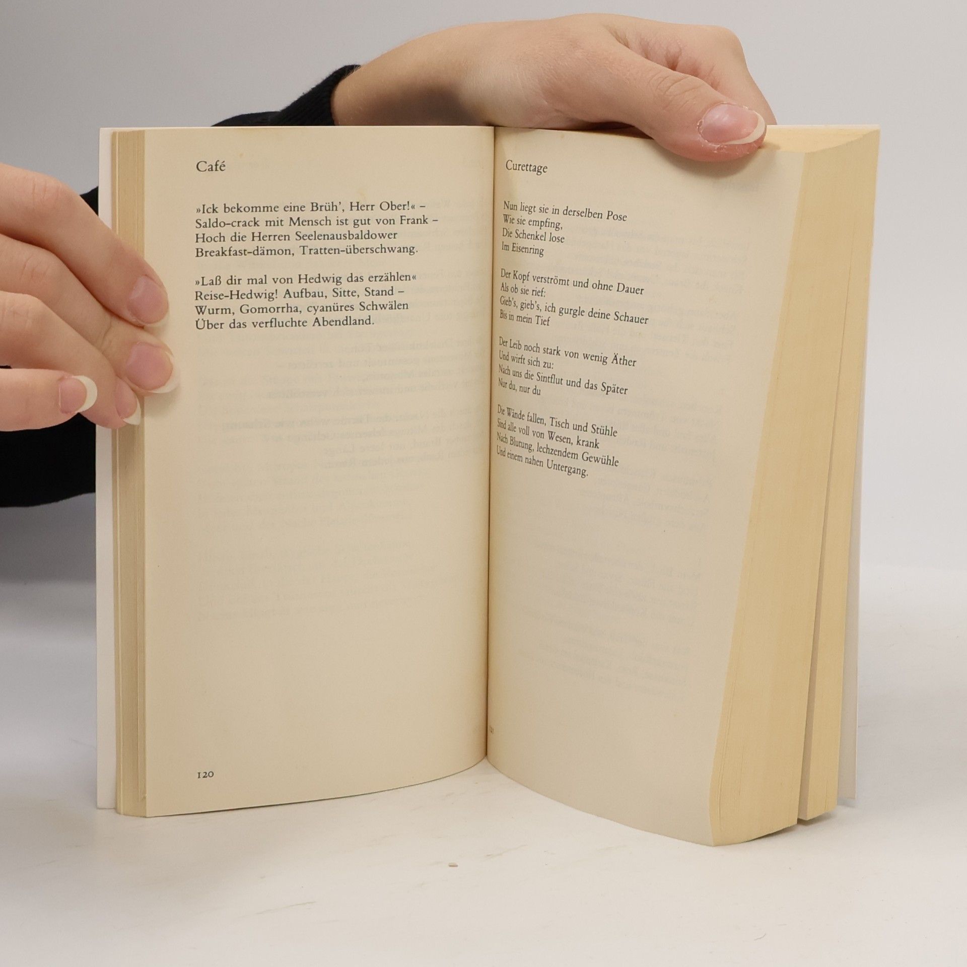 Gottfried Benn Gedichte in der Fassung der Erstdrucke