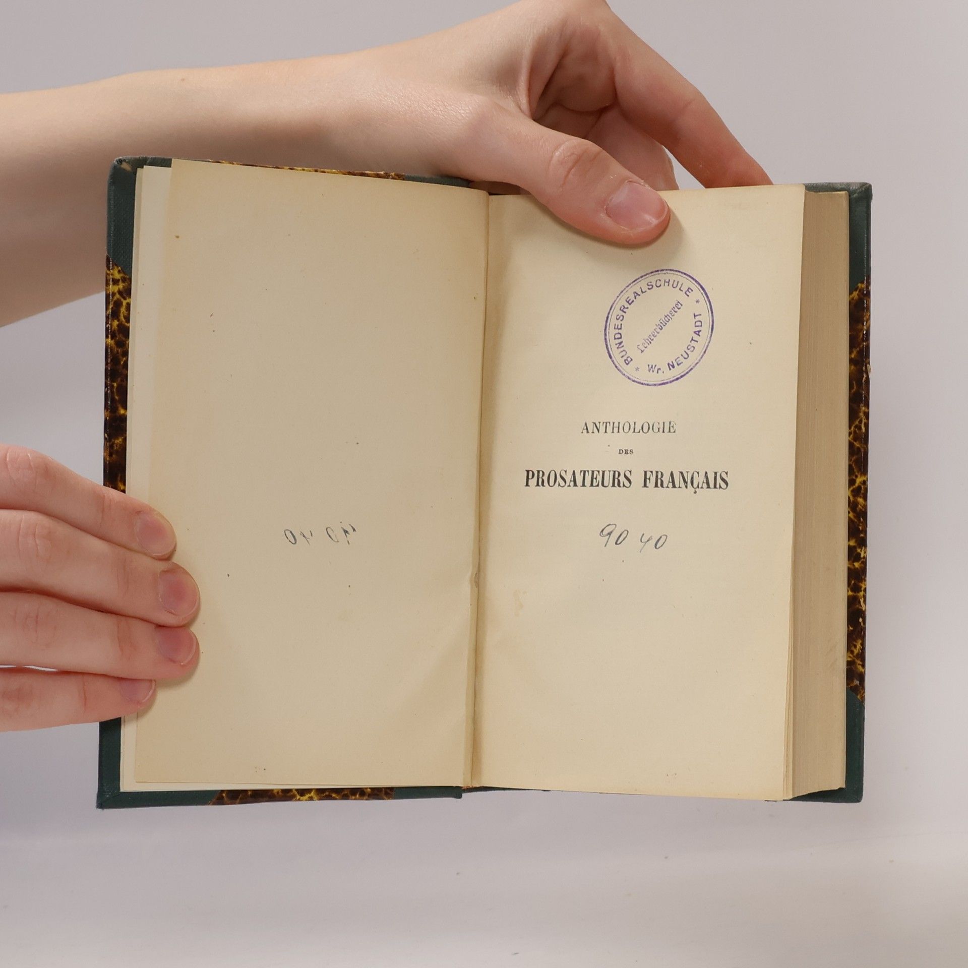 Georges Pellissier Anthologie des Prosateurs Français