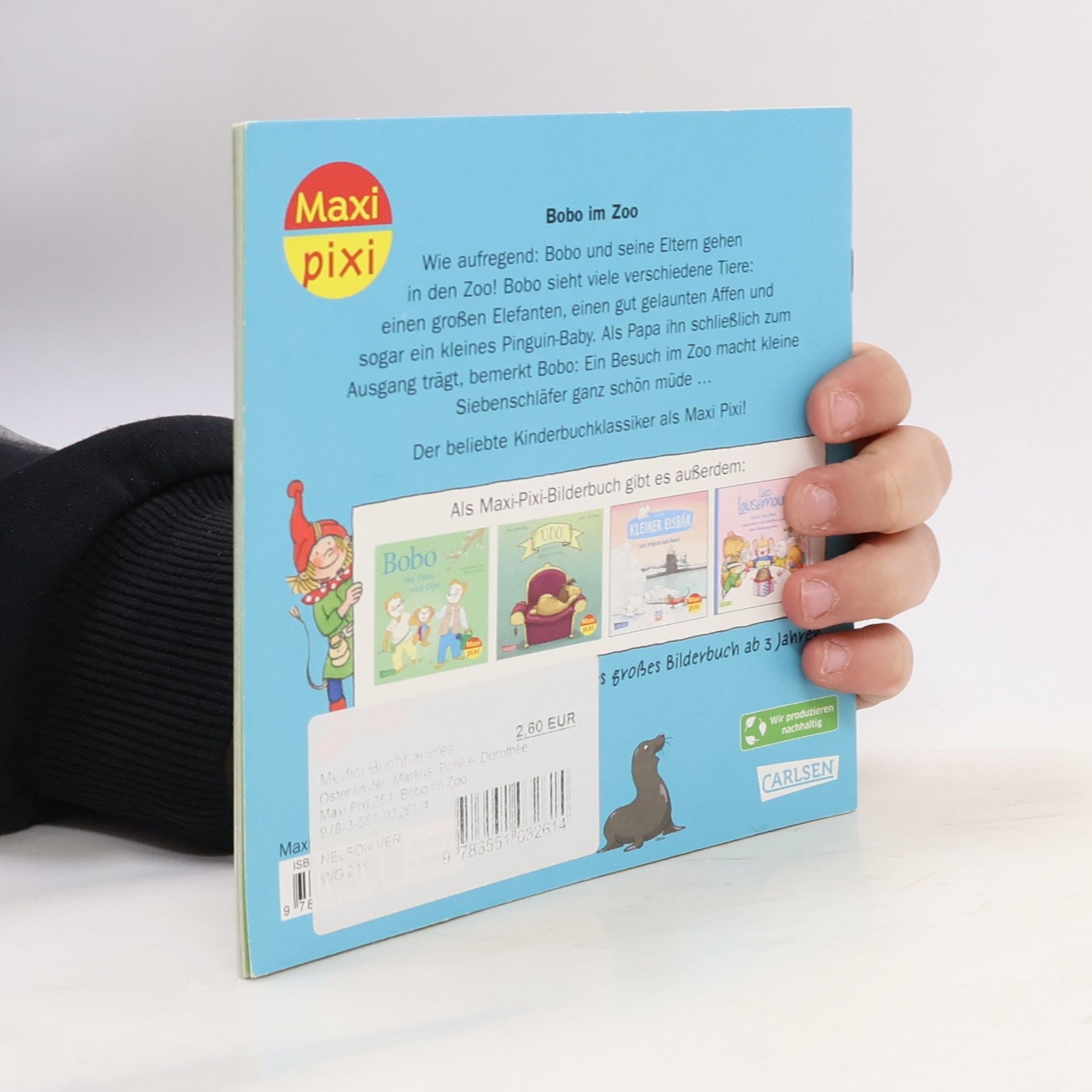 Markus Osterwalder Maxi Pixi 351: Bobo im Zoo