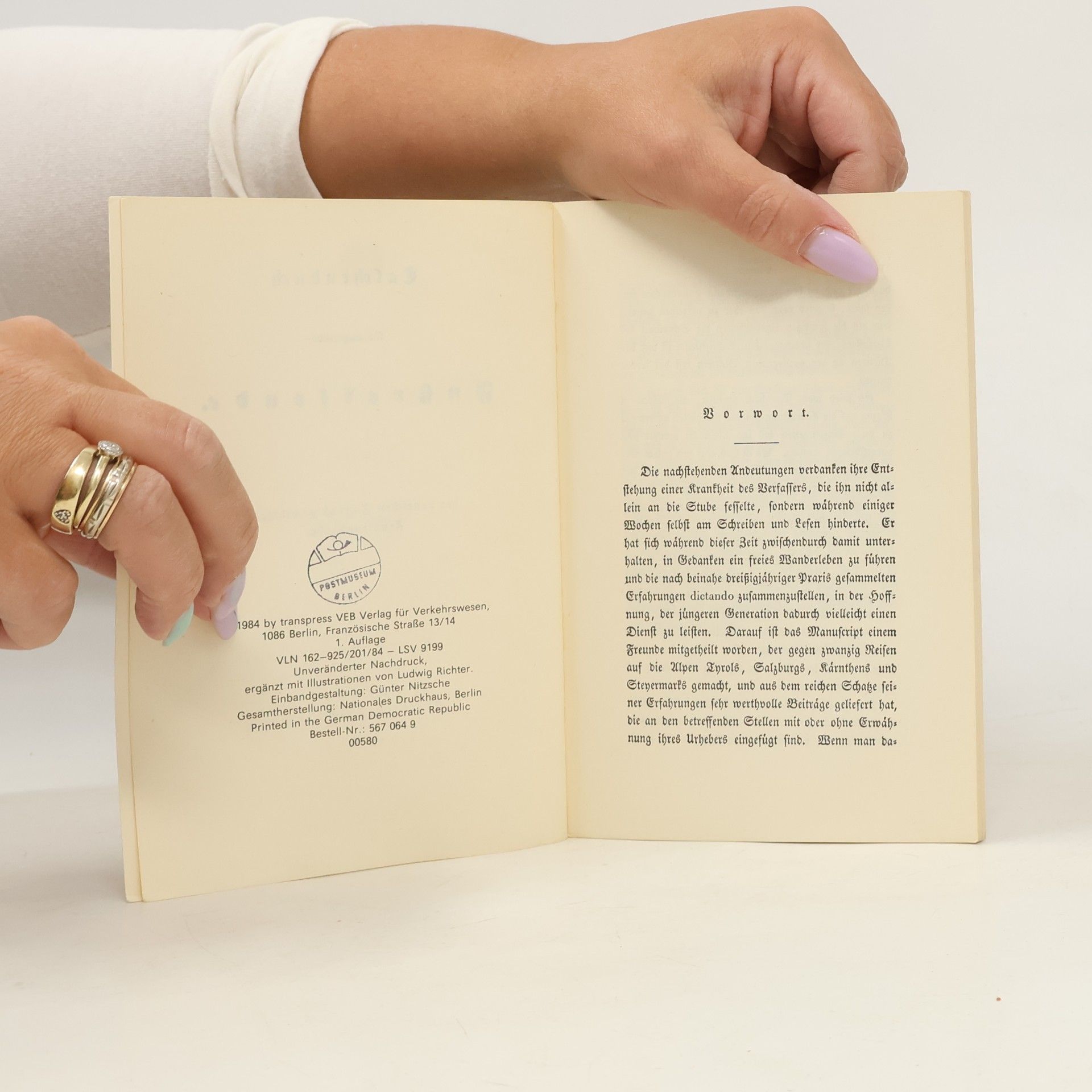 Ludwig Richter Taschenbuch für angehende Fußreisende