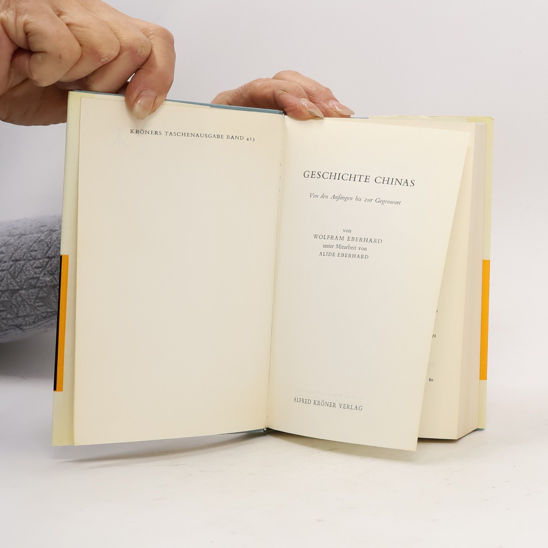 Wolfram Eberhard Geschichte Chinas