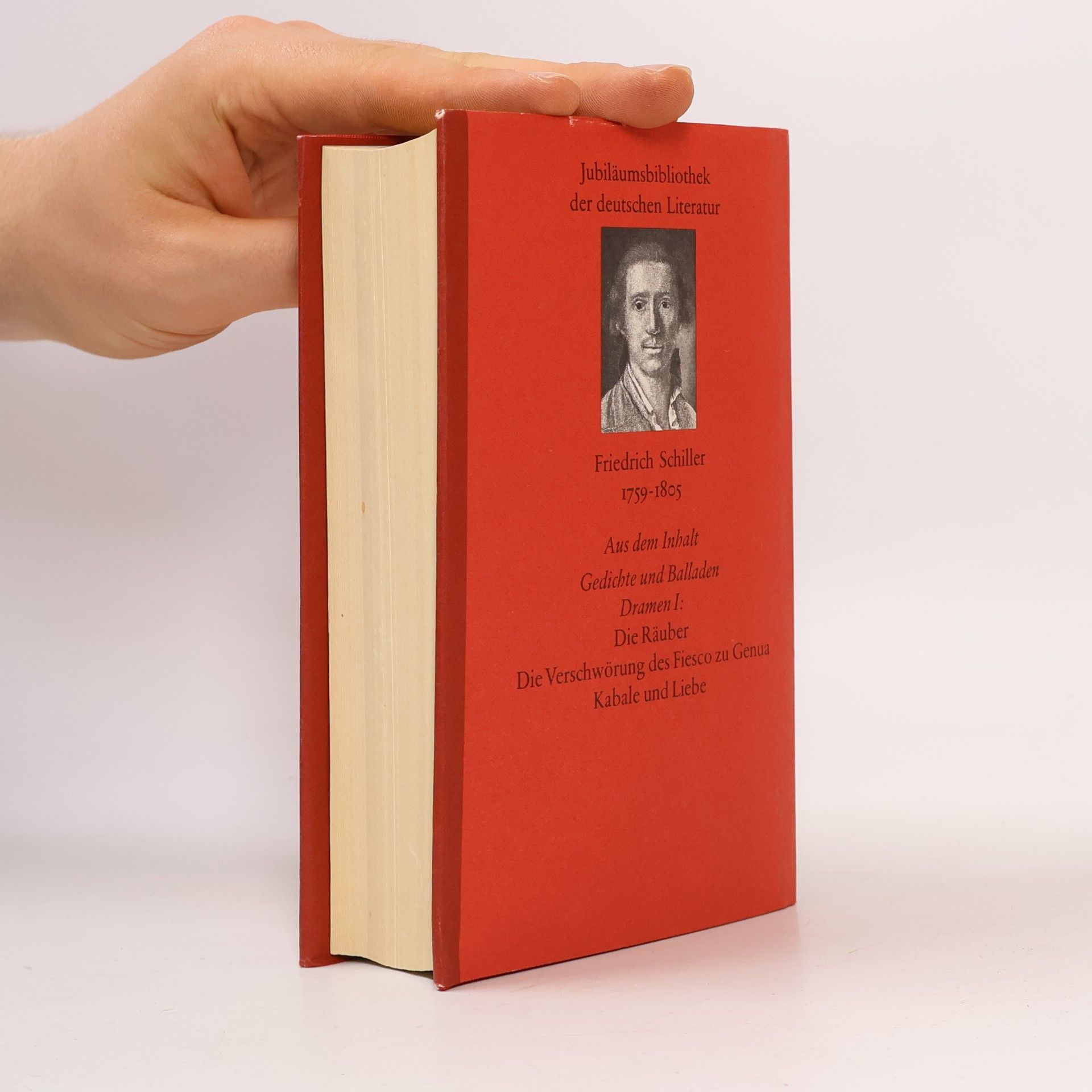 Friedrich Schiller Schiller Sämtliche Werke 1. Gedichte Dramen I