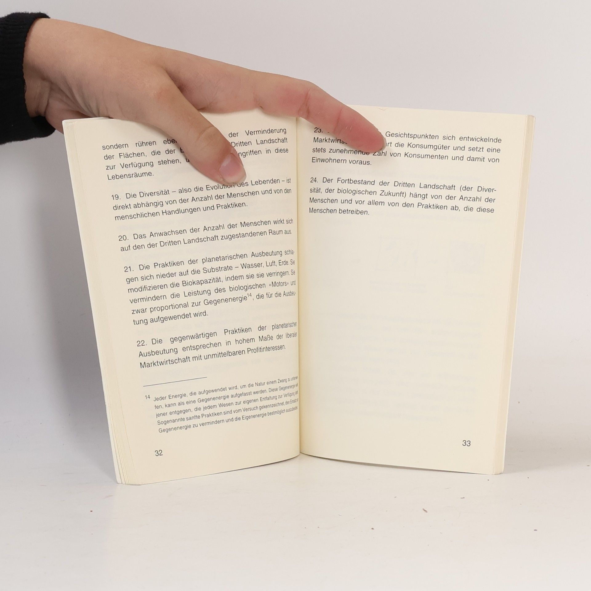 Gilles Clément Manifest der Dritten Landschaft