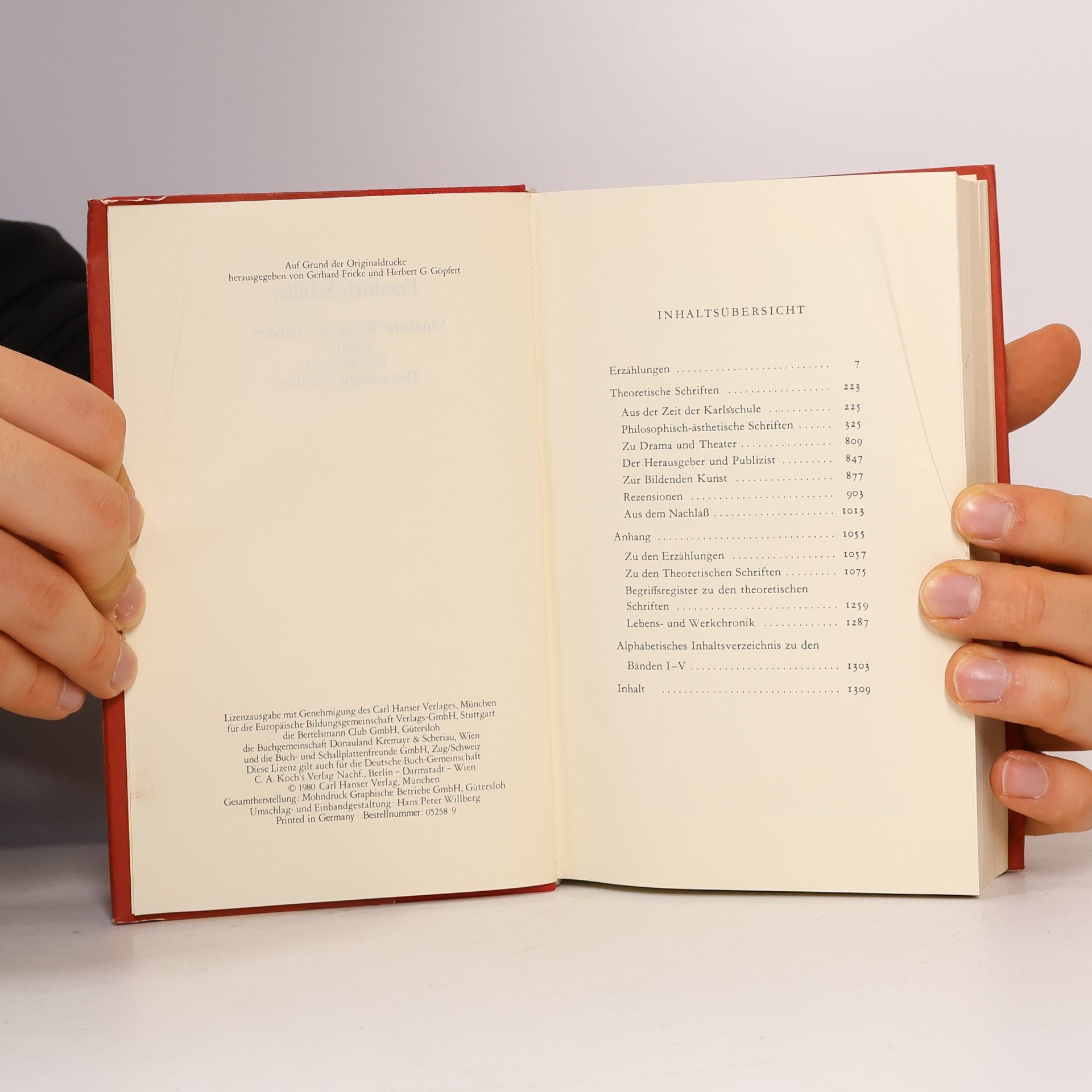 Friedrich Schiller Schiller Sämtliche Werke 5. Erzählungen. Theoretische Schriften