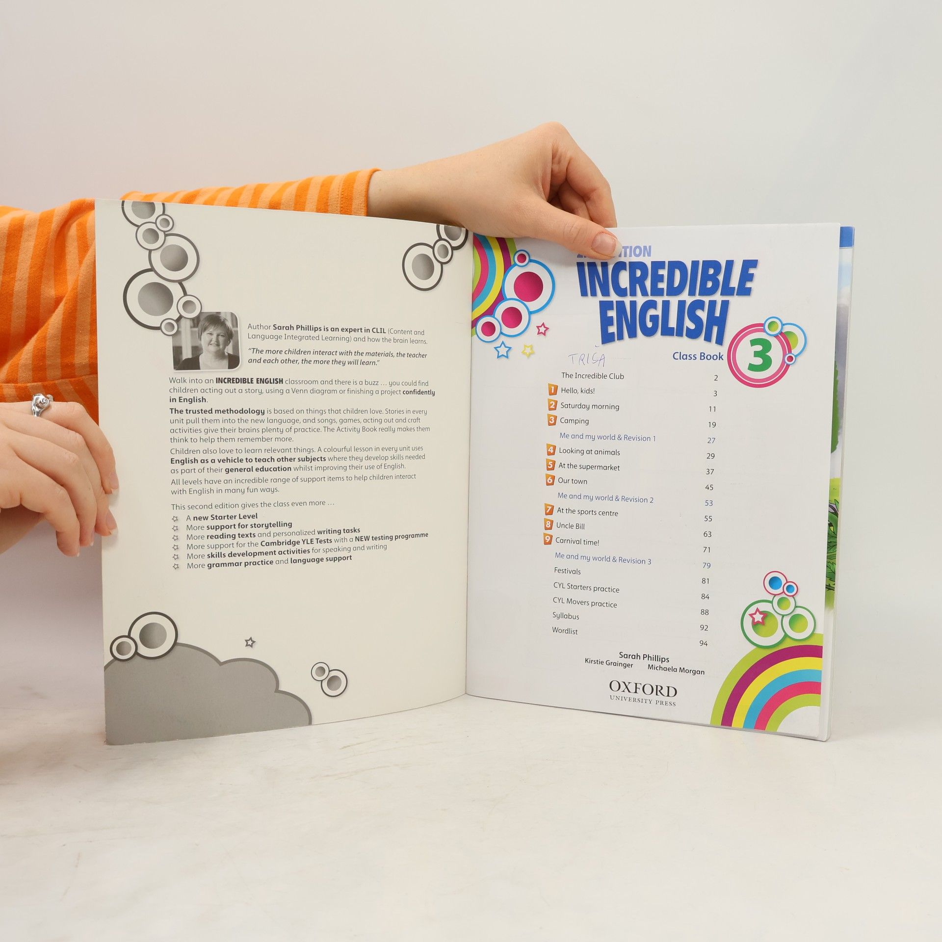 Sarah Phillips Incredible English 3. 2nd edition