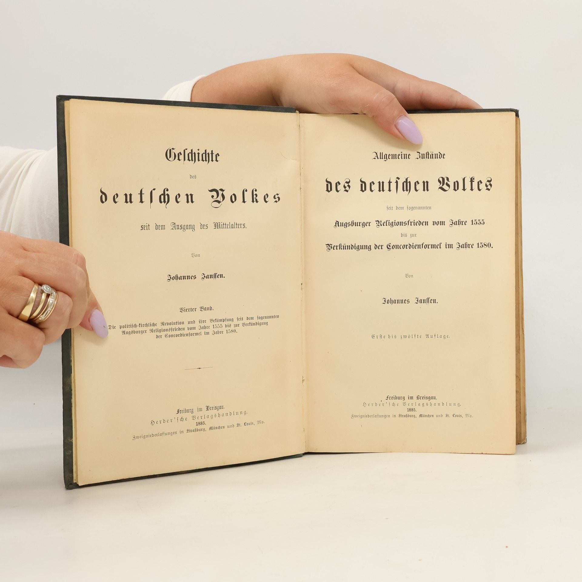 Janssen Geschichte des Deutschen Volkes