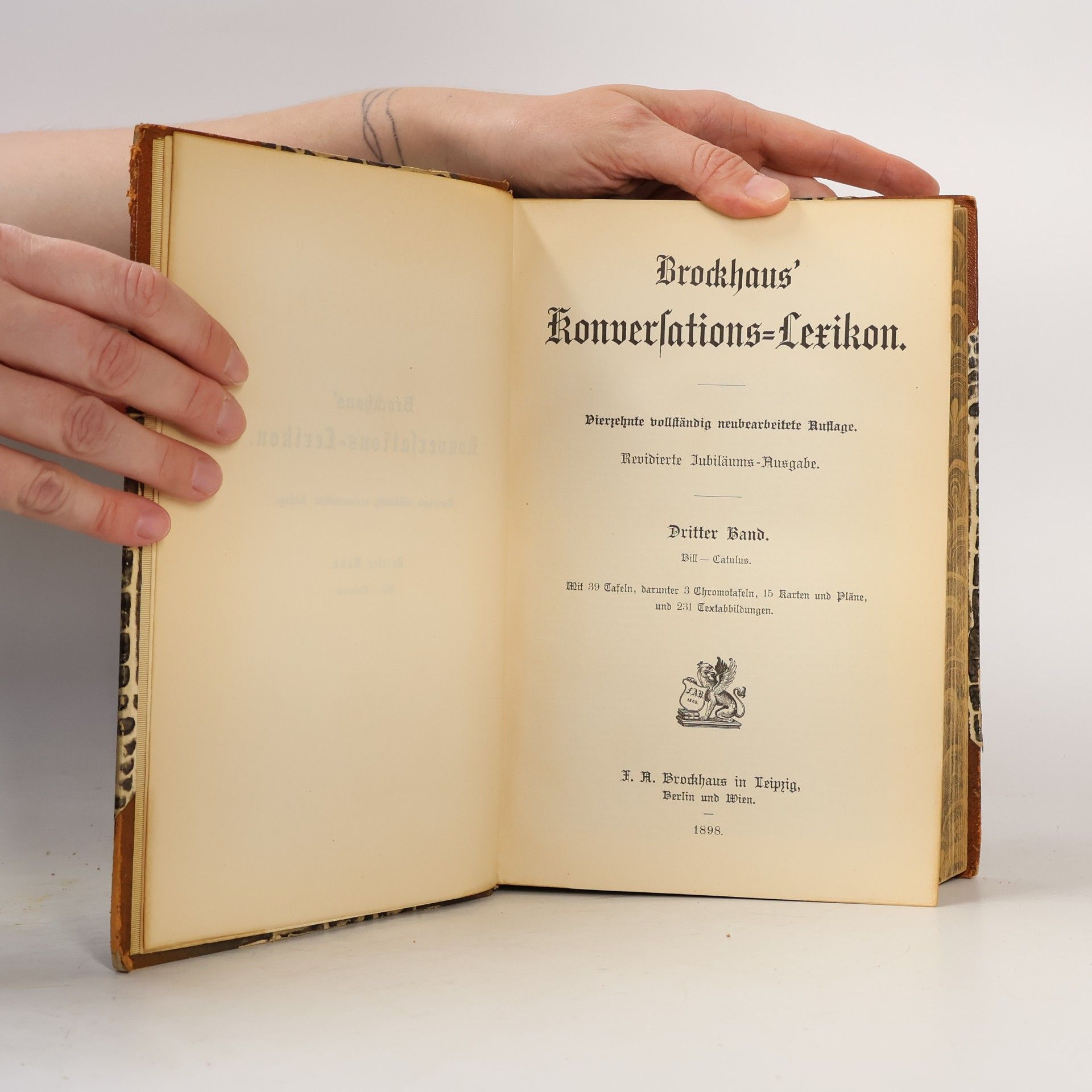 Various authors Brockhaus' Konversations-Lexikon 3. Bill - Catulus
